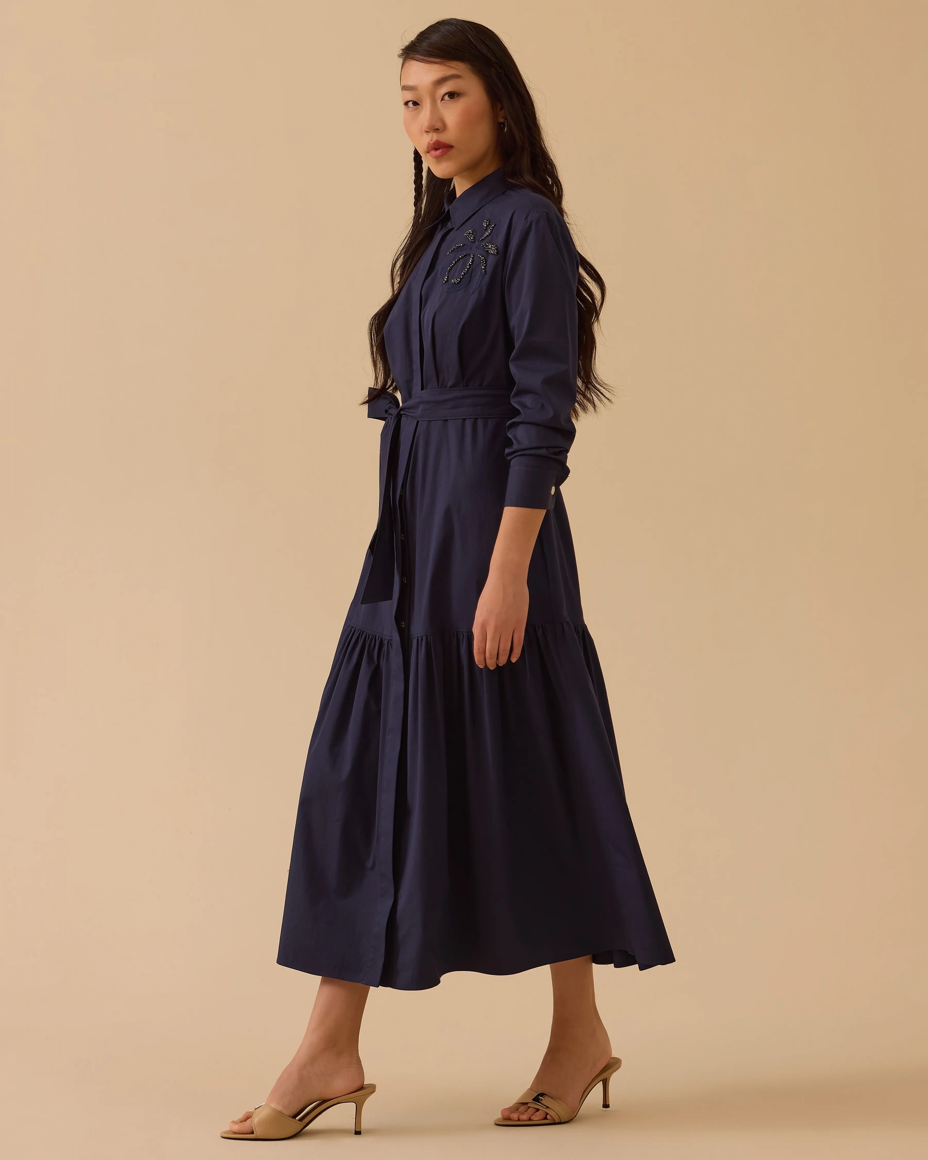 SCL ELBİSE 1311010 - LACİVERT