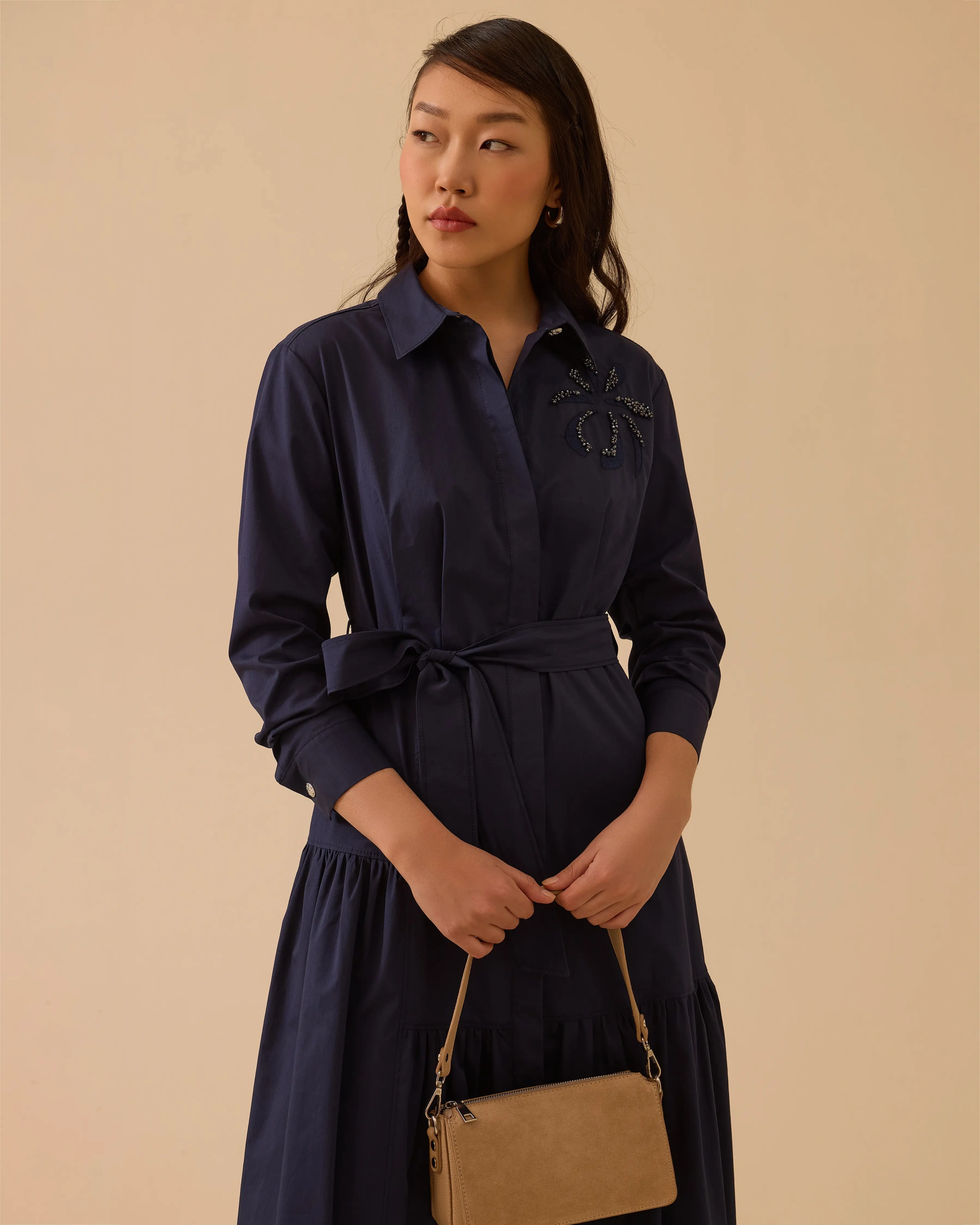 SCL ELBİSE 1311010 - LACİVERT