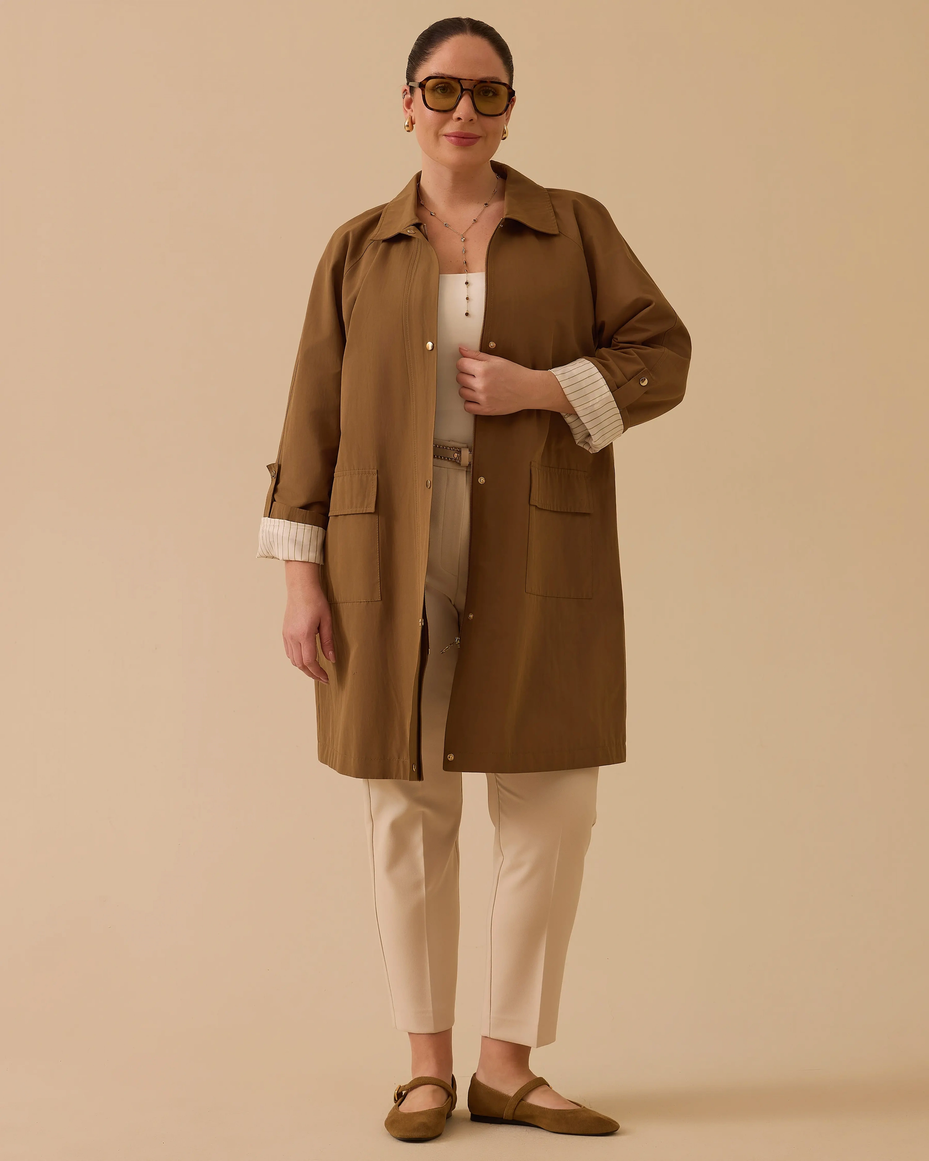 GALA-Xİ TRENÇ 2114001 - HAKİ