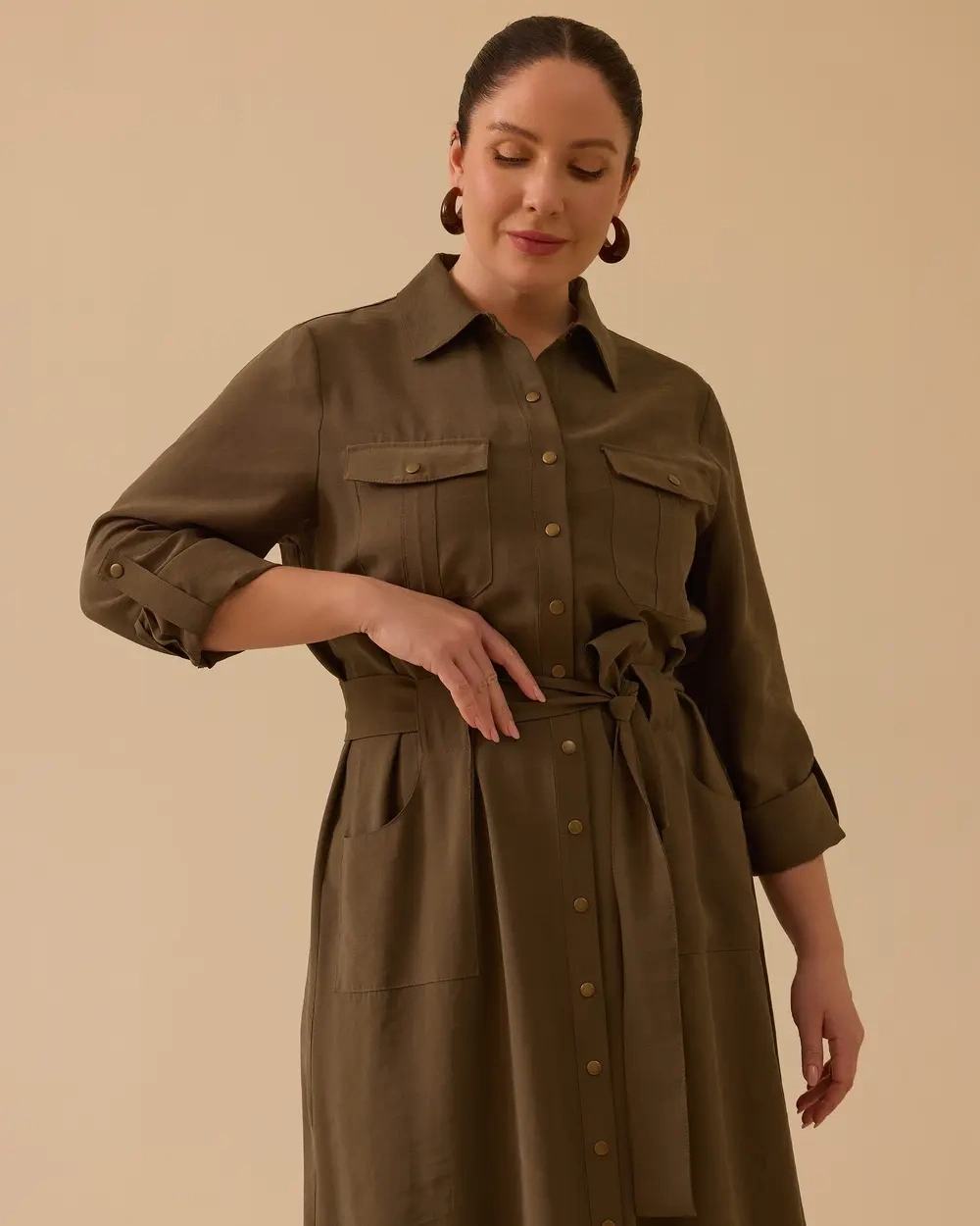 GALA-Xİ ELBİSE 1314005 - HAKİ