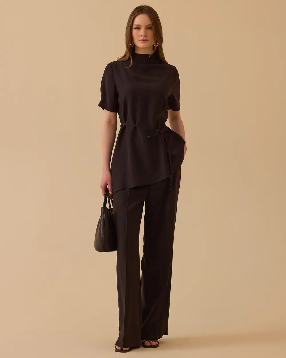 SEÇİL BLUZ 1810006 - SİYAH