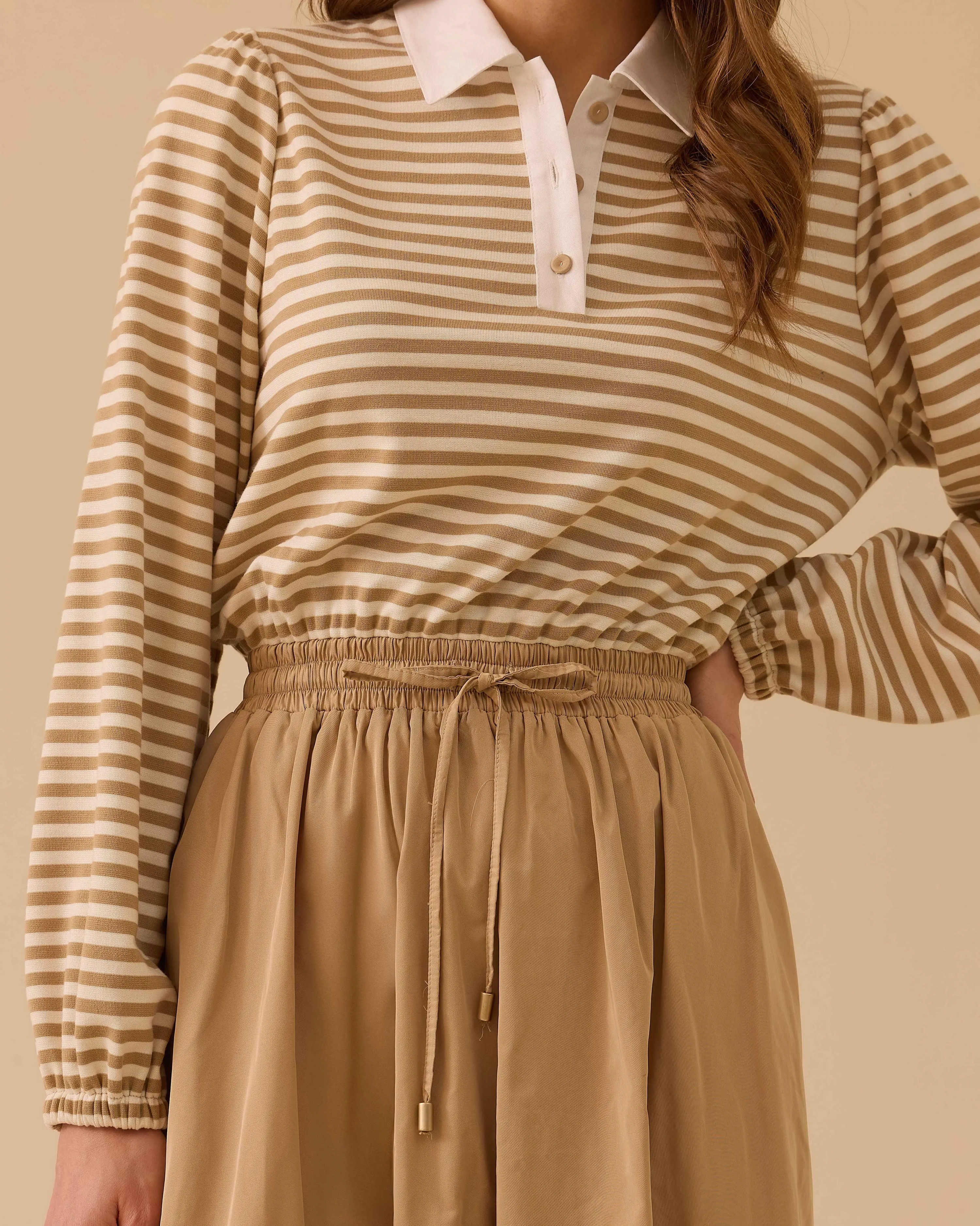 SCL ELBİSE 311007 - BEJ