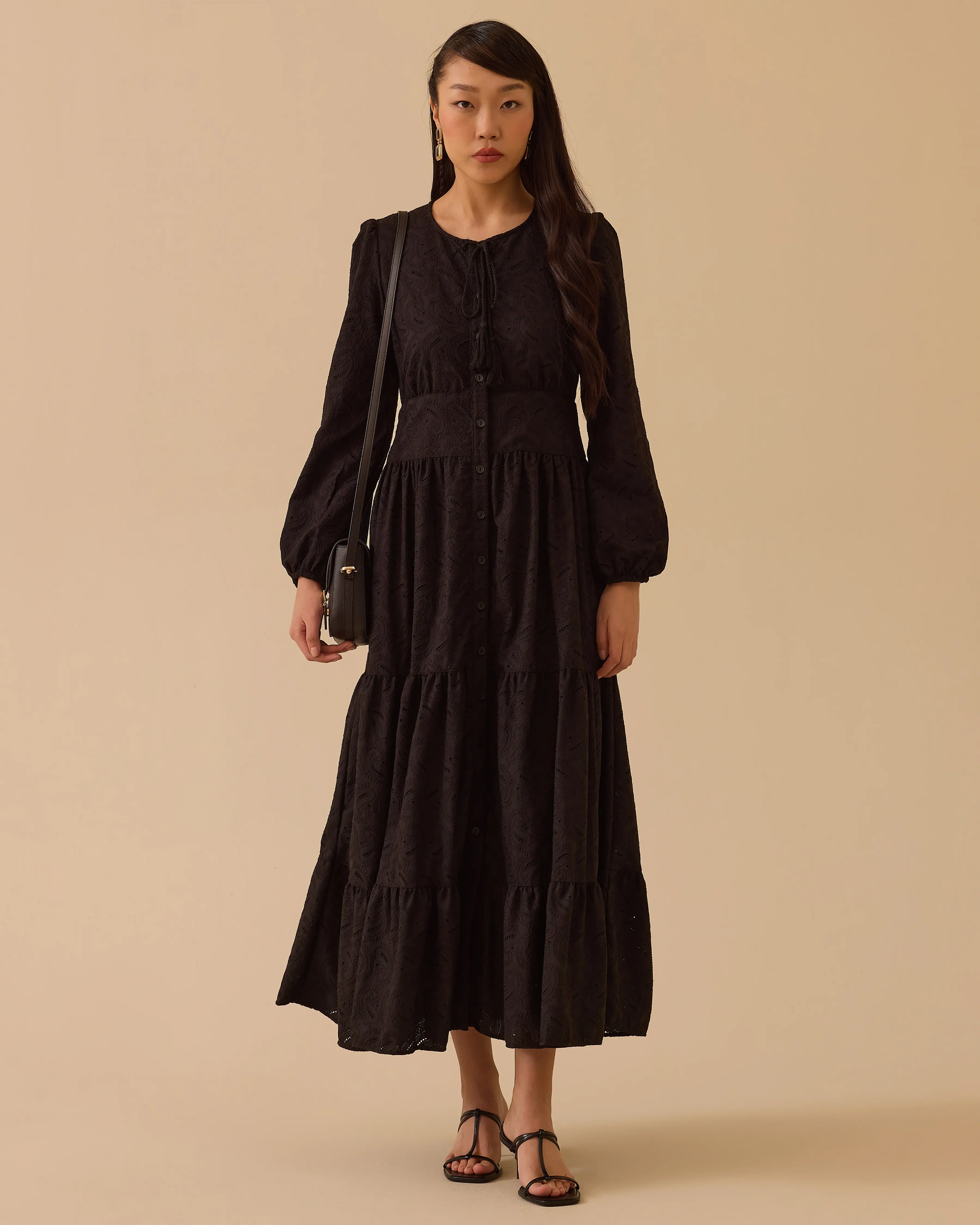 SCL ELBİSE 1311019 - SİYAH