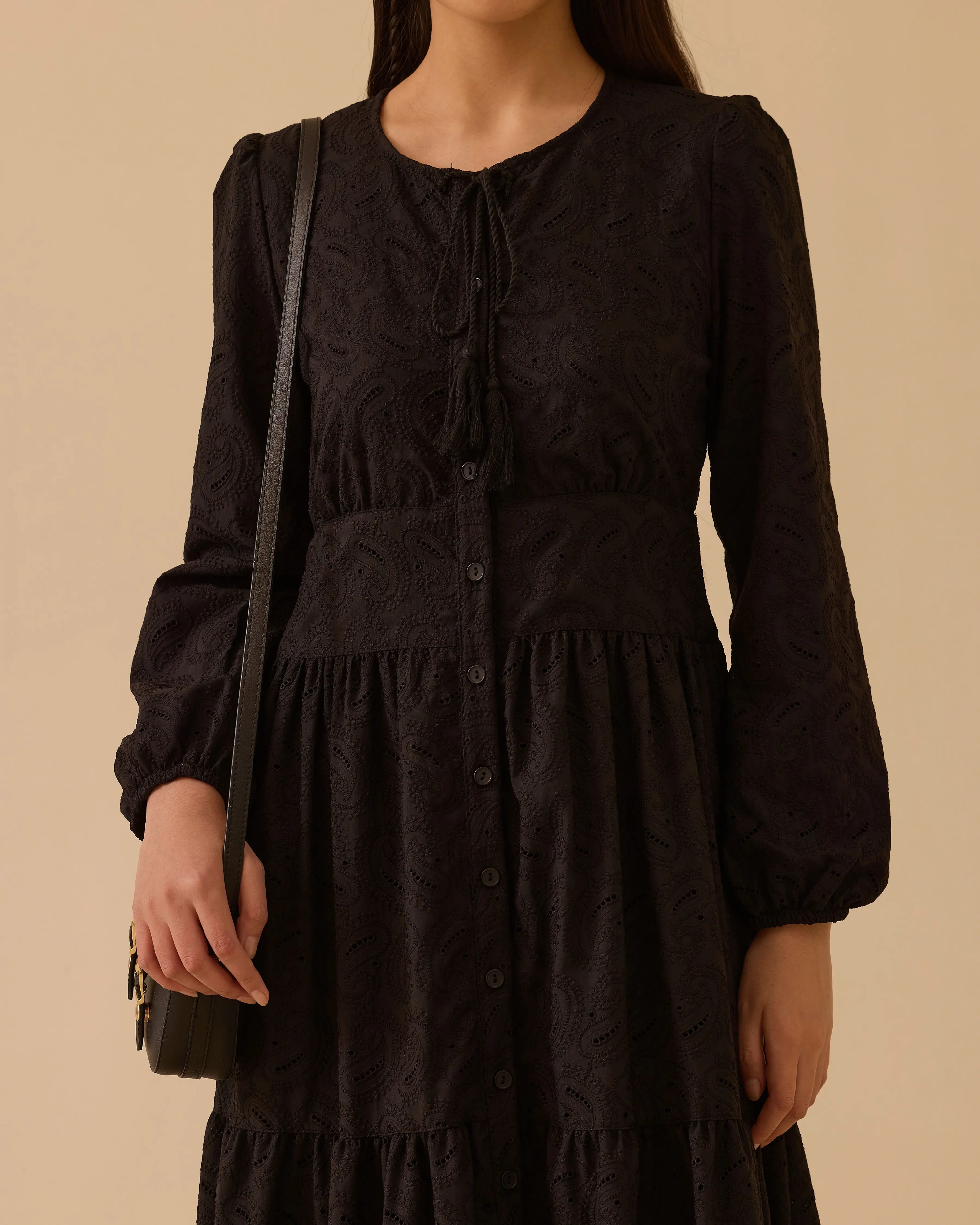 SCL ELBİSE 1311019 - SİYAH