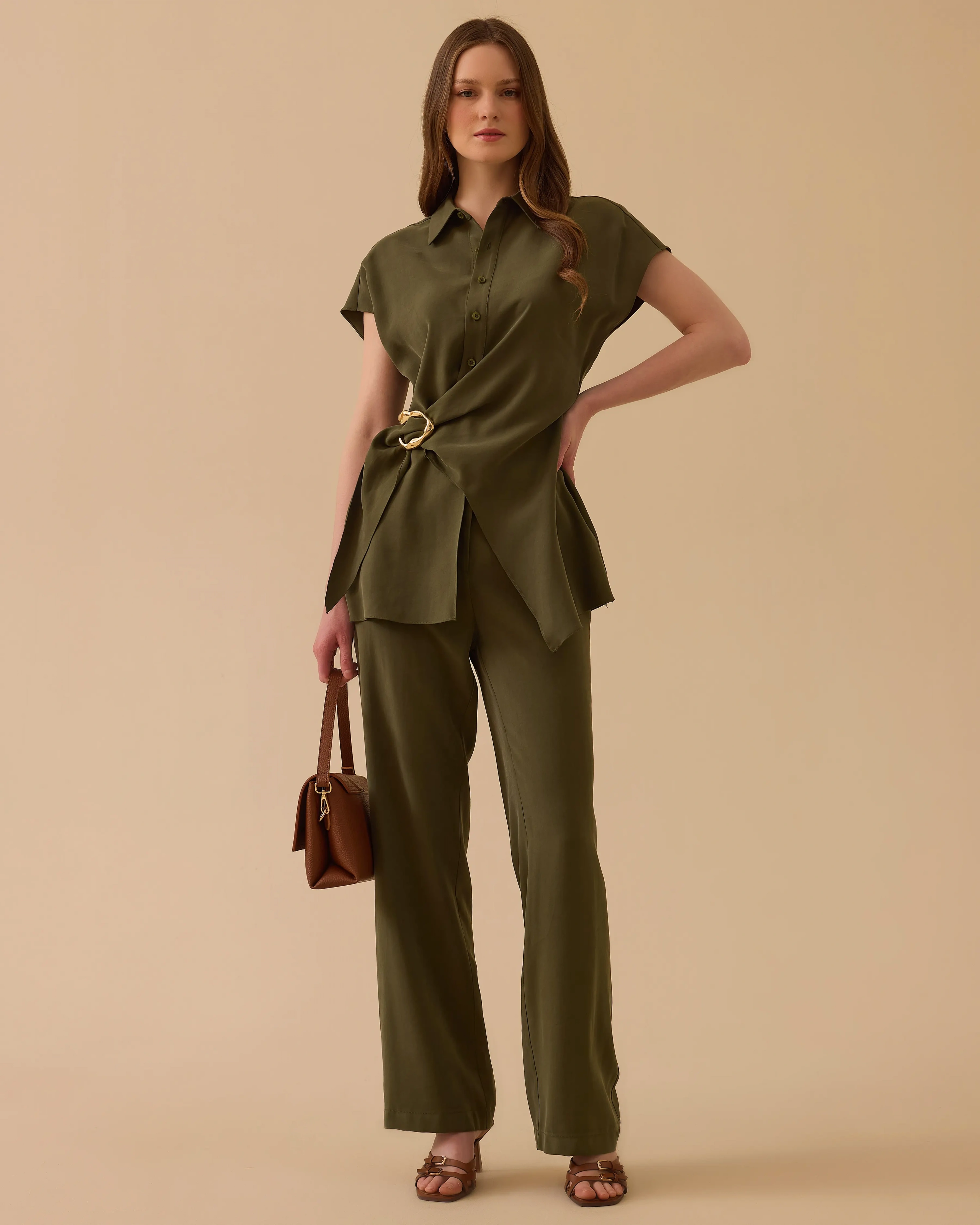 SEÇİL GÖMLEK 1510014 - HAKİ