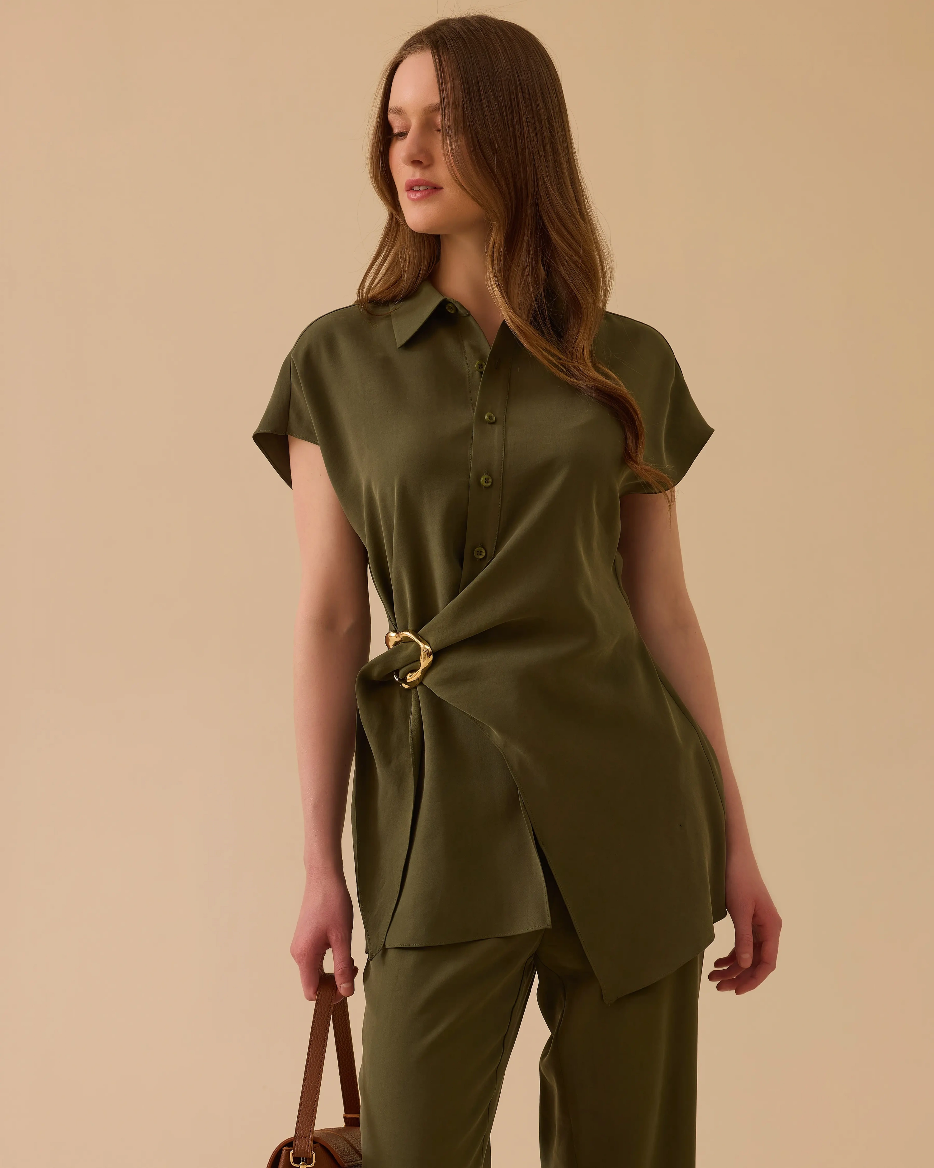 SEÇİL GÖMLEK 1510014 - HAKİ