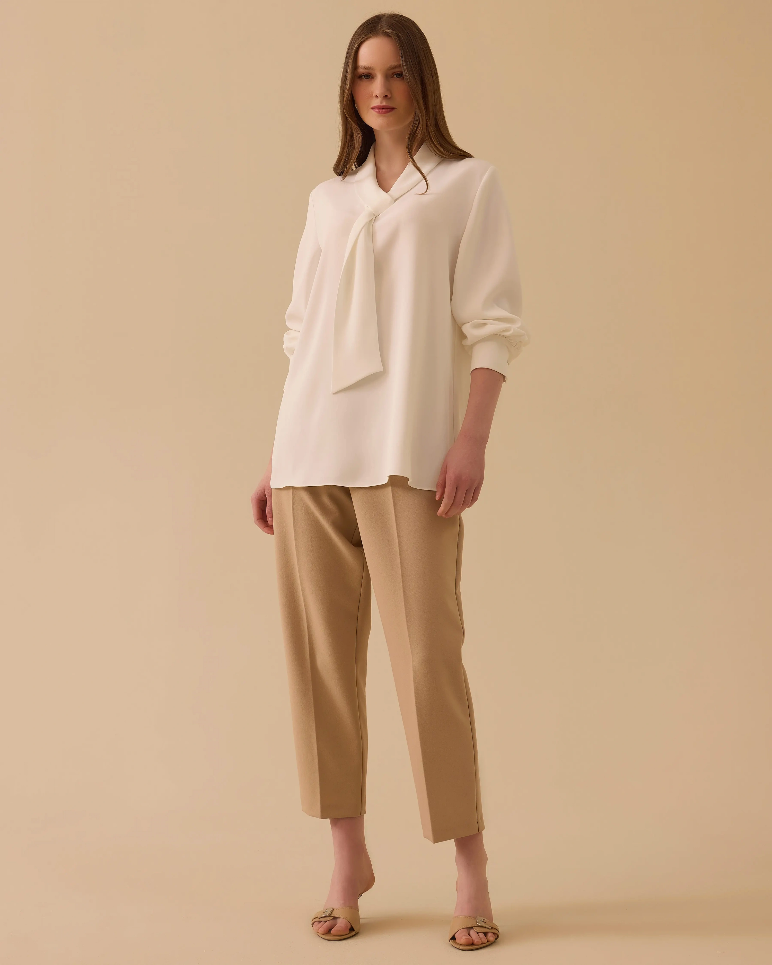 SEÇİL BLUZ 1810015 - EKRU