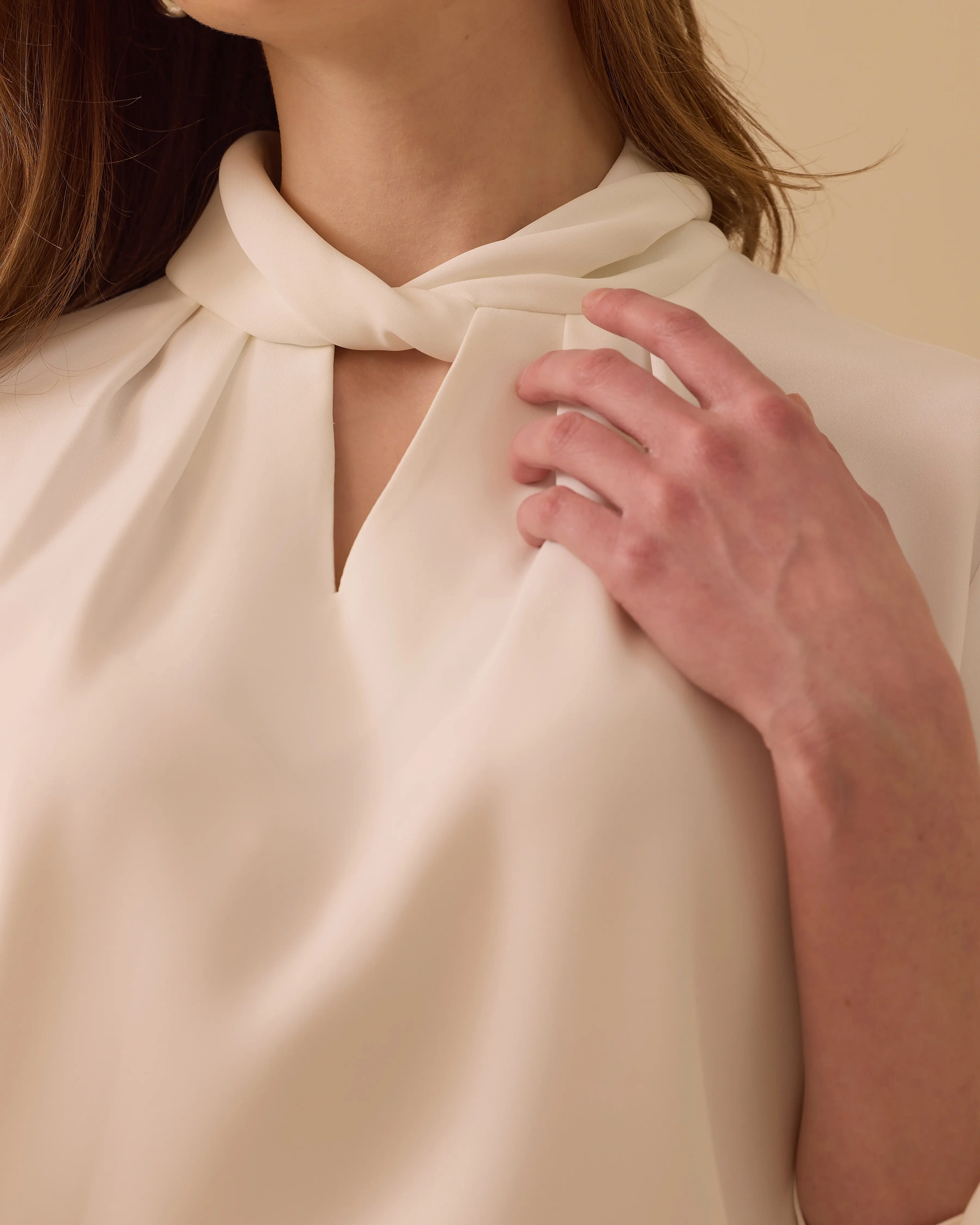 SEÇİL BLUZ 1810014 - EKRU