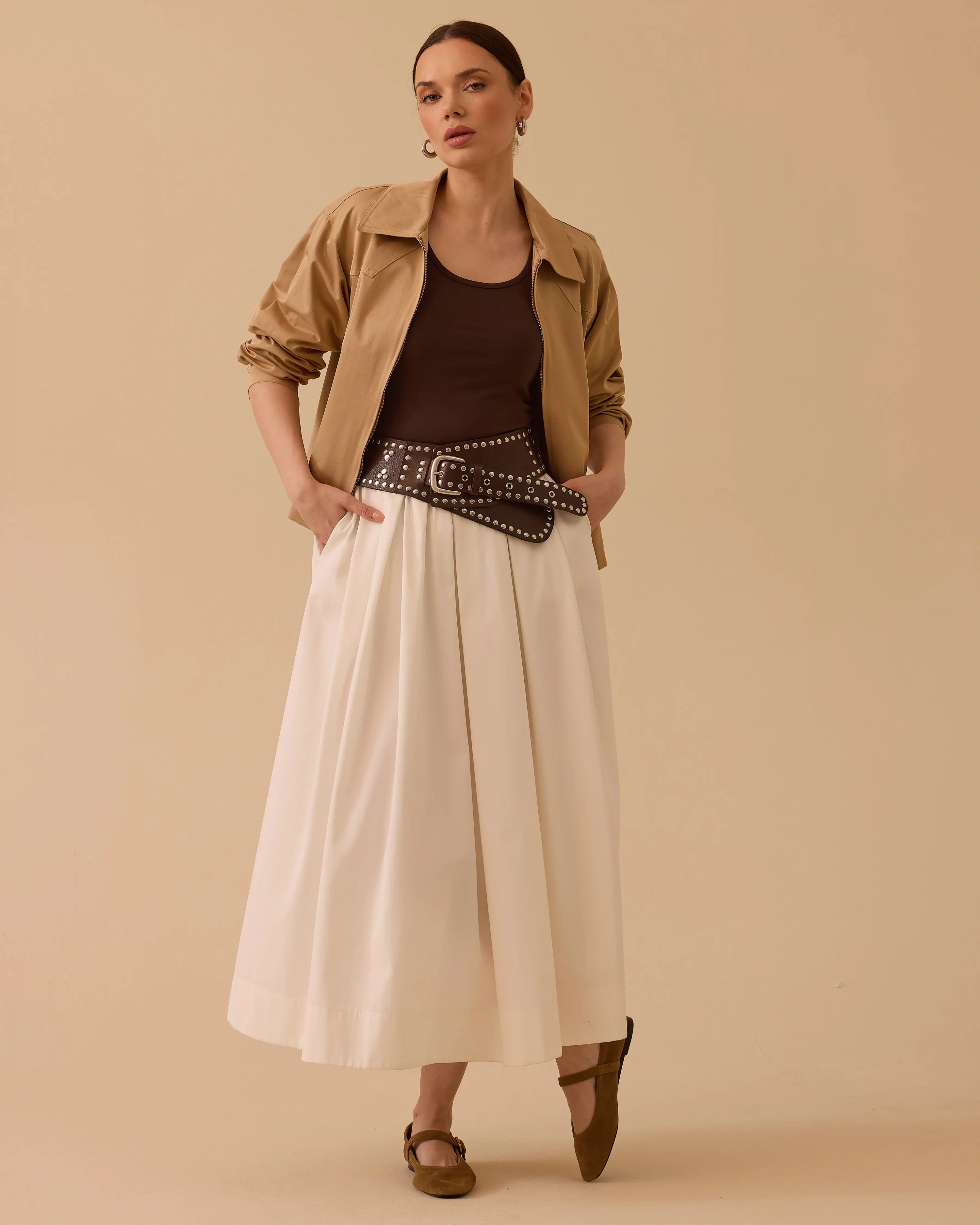 SEÇİL CEKET 1110003 - BEJ