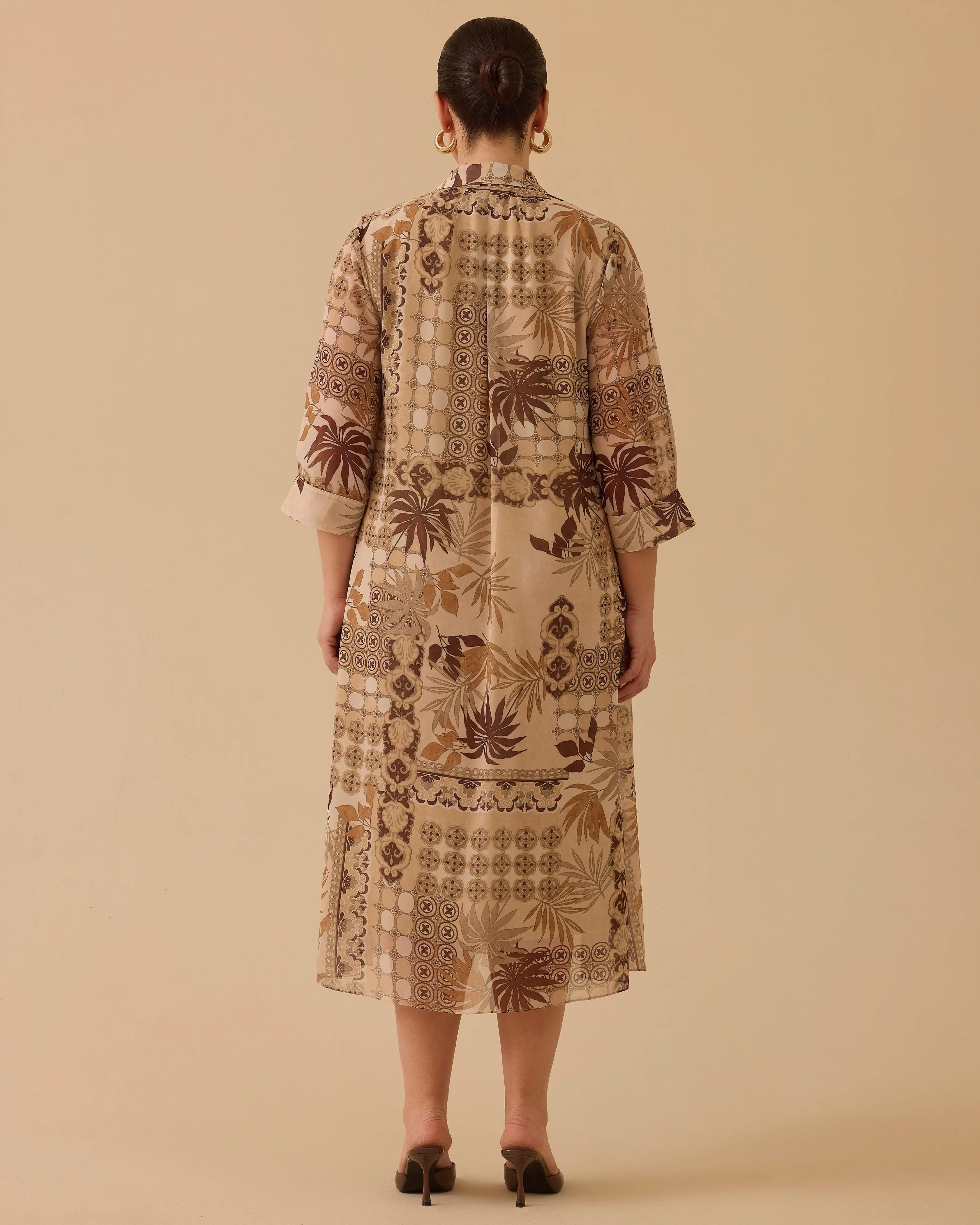 GALA-Xİ ELBİSE 1314024 - KAHVE