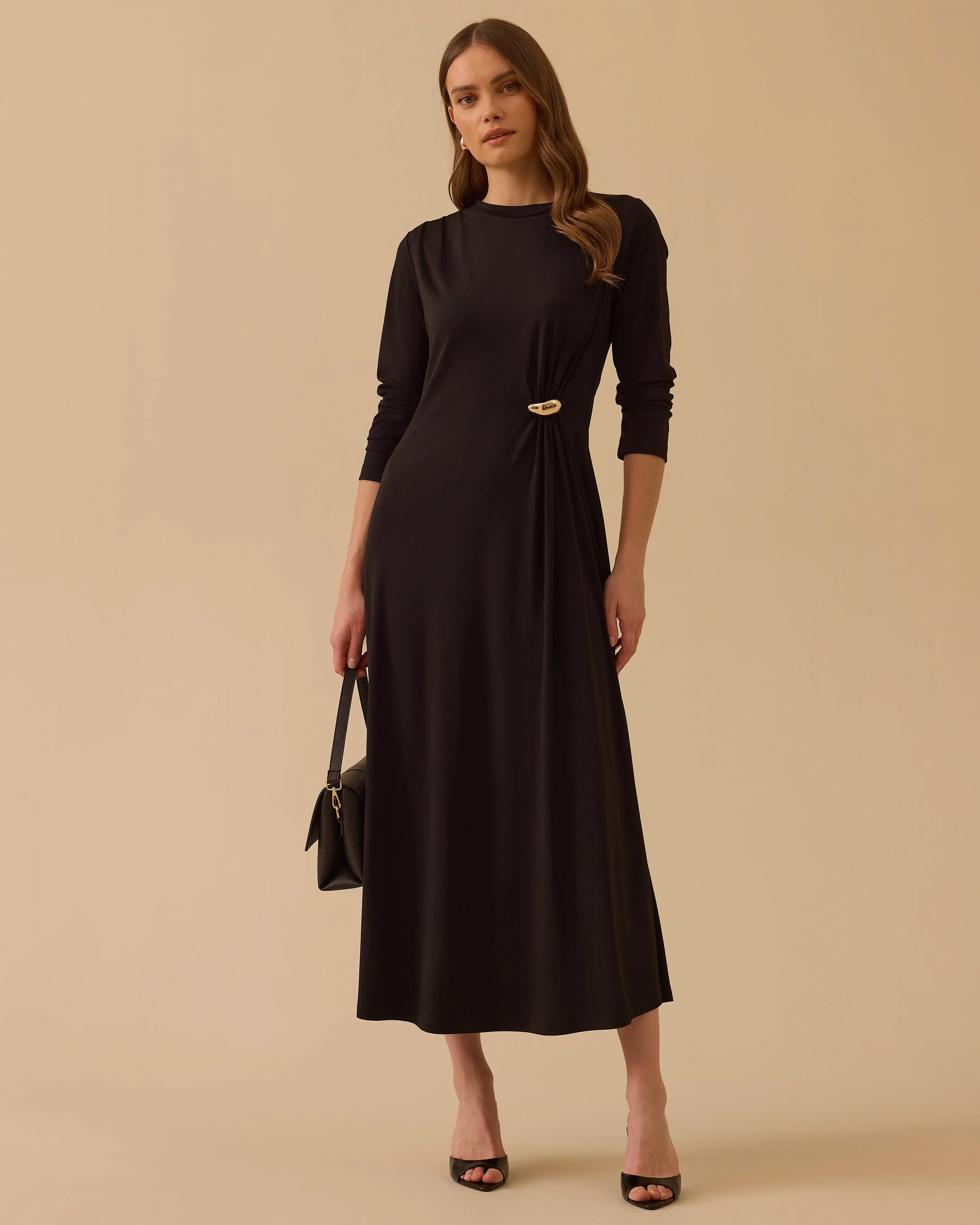 SCL ELBİSE 1311039 - SİYAH