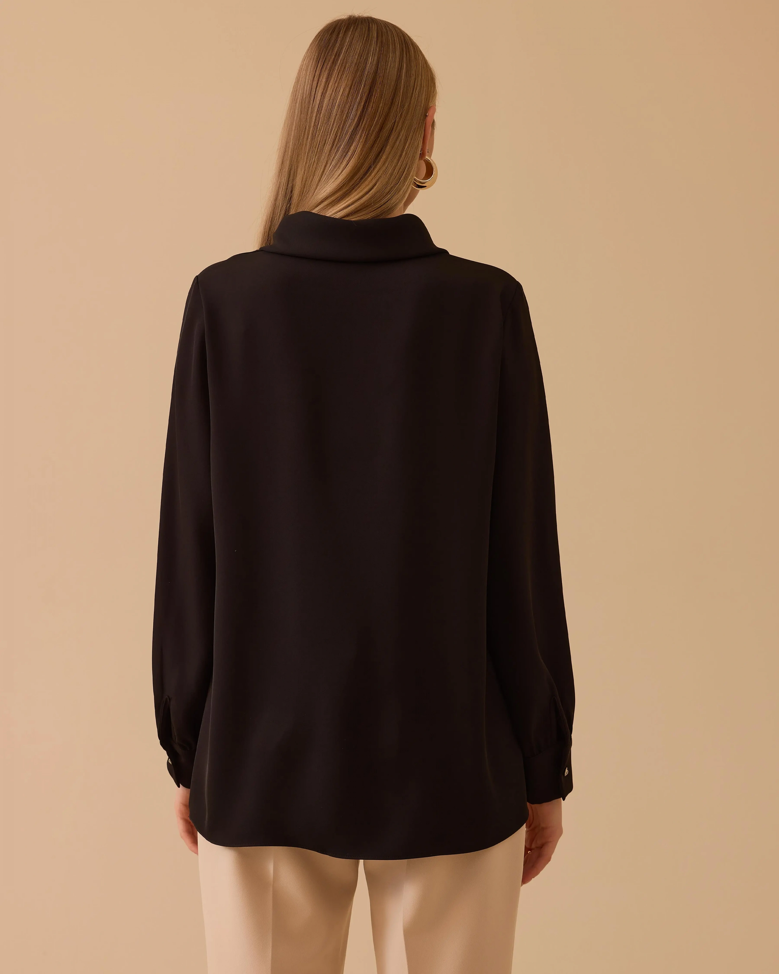 SEÇİL BLUZ 1810015 - SİYAH