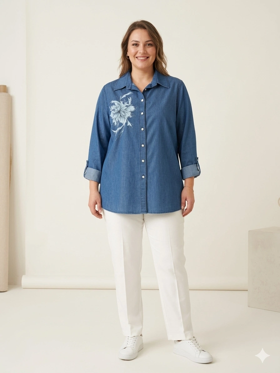 SEDNA GÖMLEK 7004 - LACİVERT