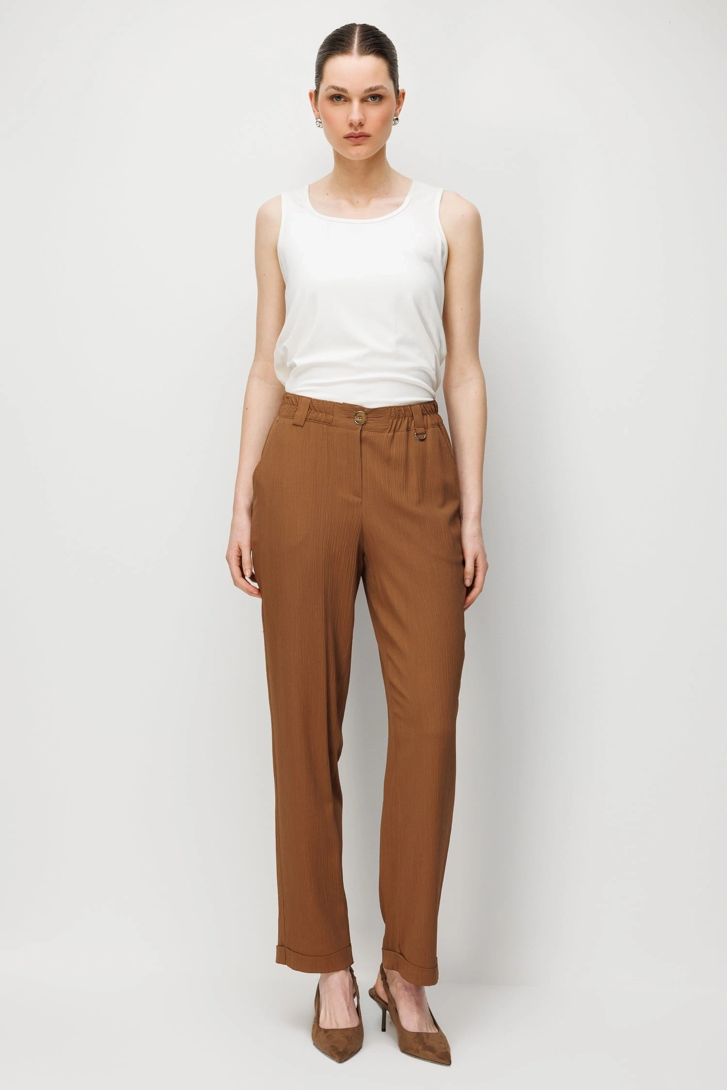 MODAİLGİ PANT 40095 - KAHVE