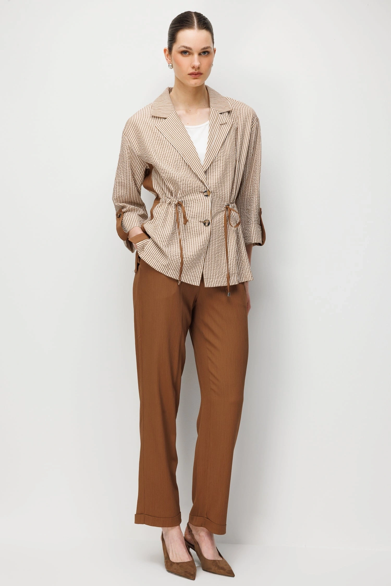 MODAİLGİ İKİLİ TK 15095 - KAHVE