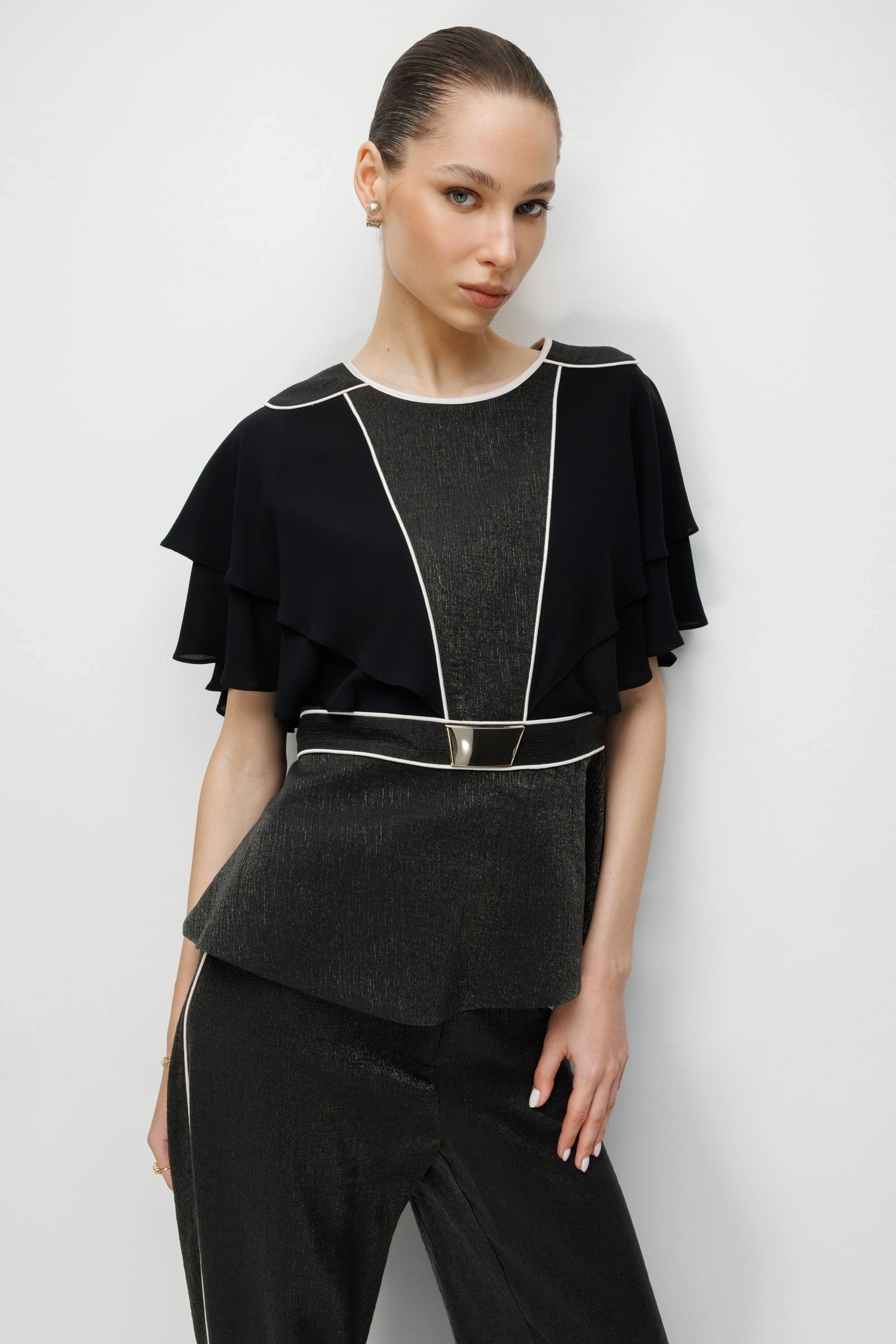 MODAİLGİ BLUZ 10099 - SİYAH