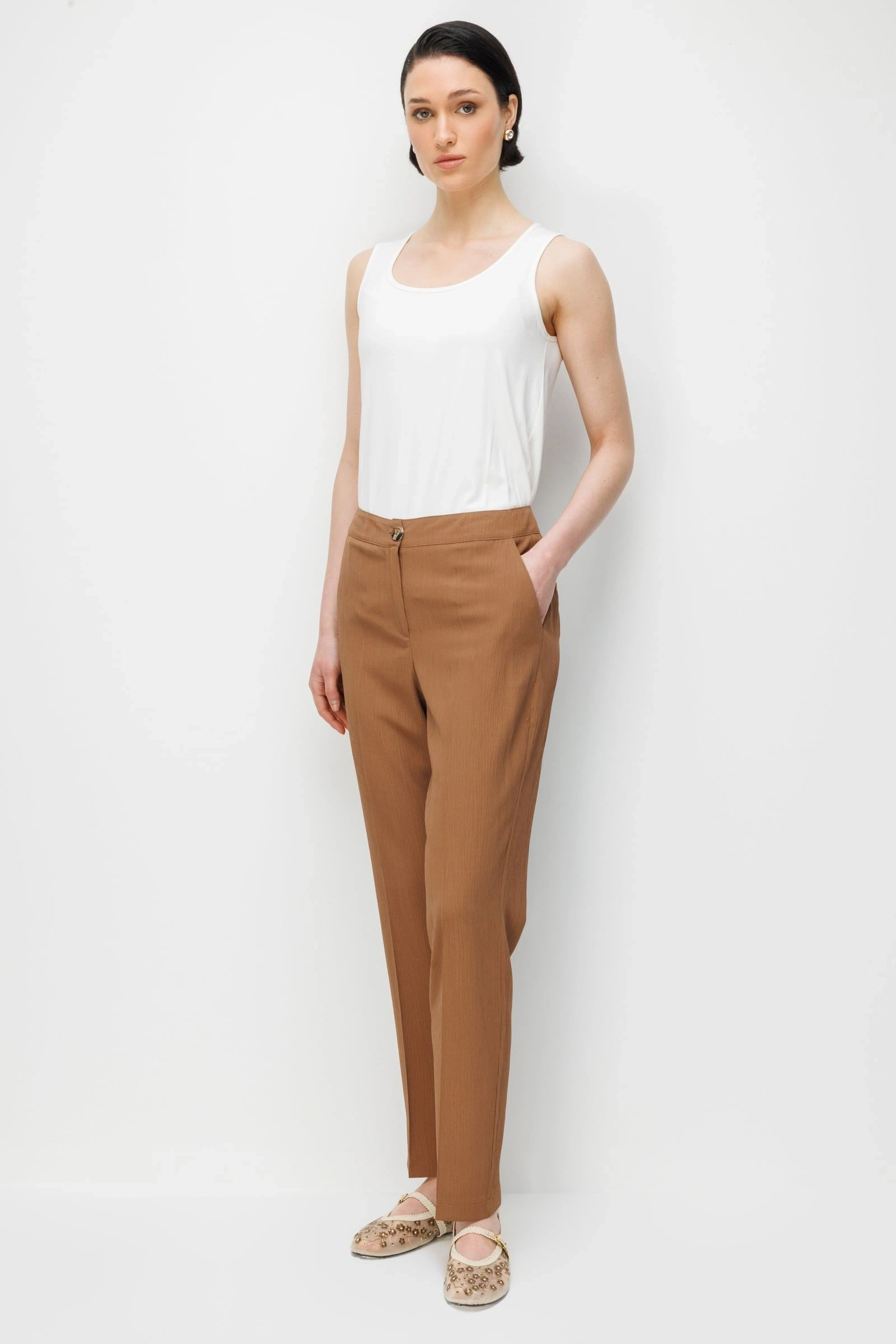 MODAİLGİ PANT 40094 - KAHVE