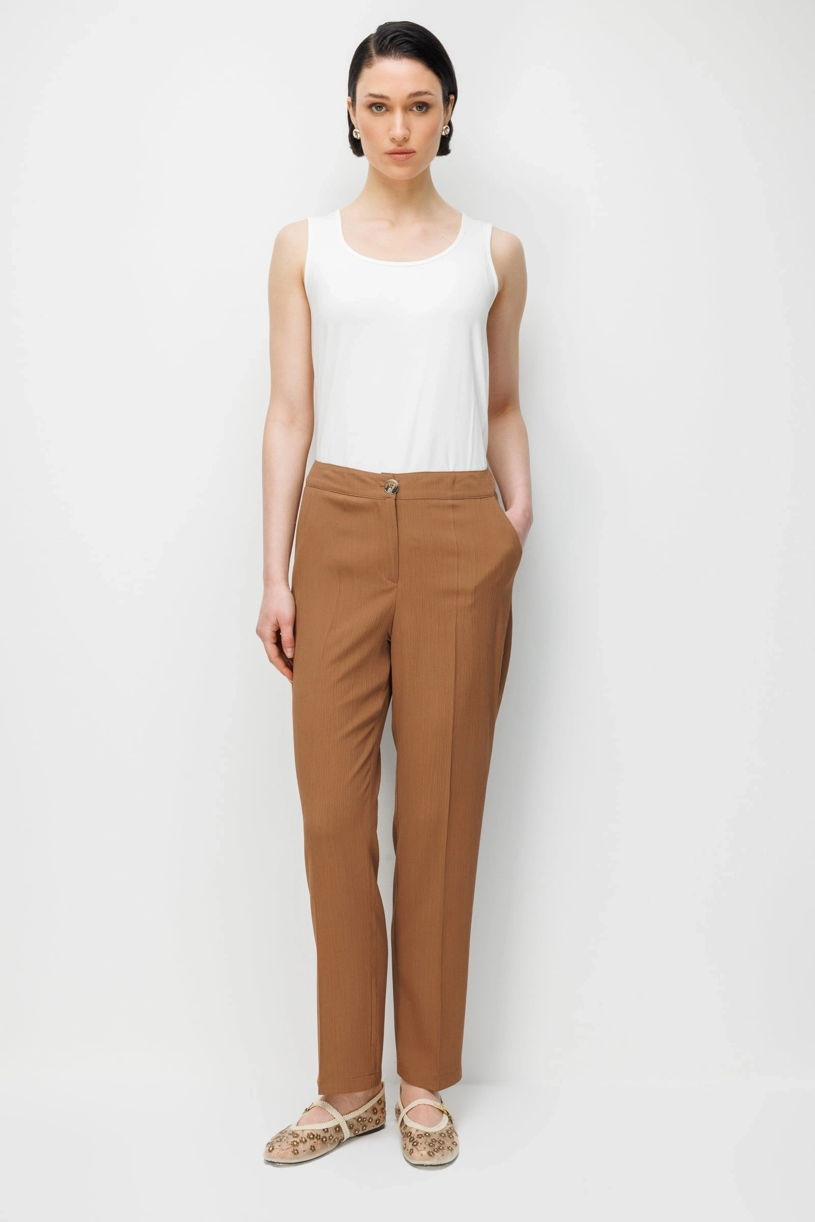 MODAİLGİ PANT 40094 - KAHVE