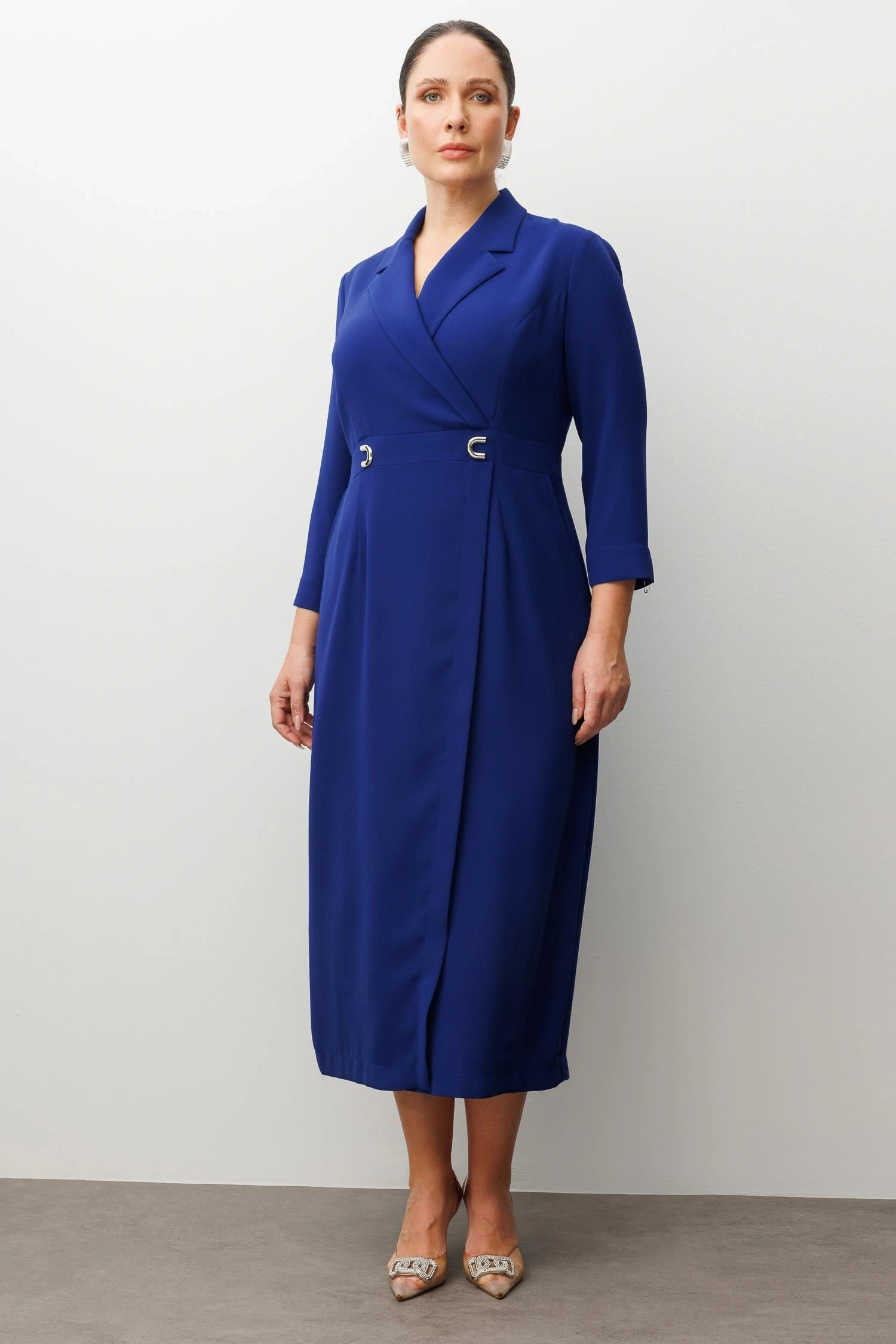 GİLDA ELBİSE 08056 - MORCİVERT