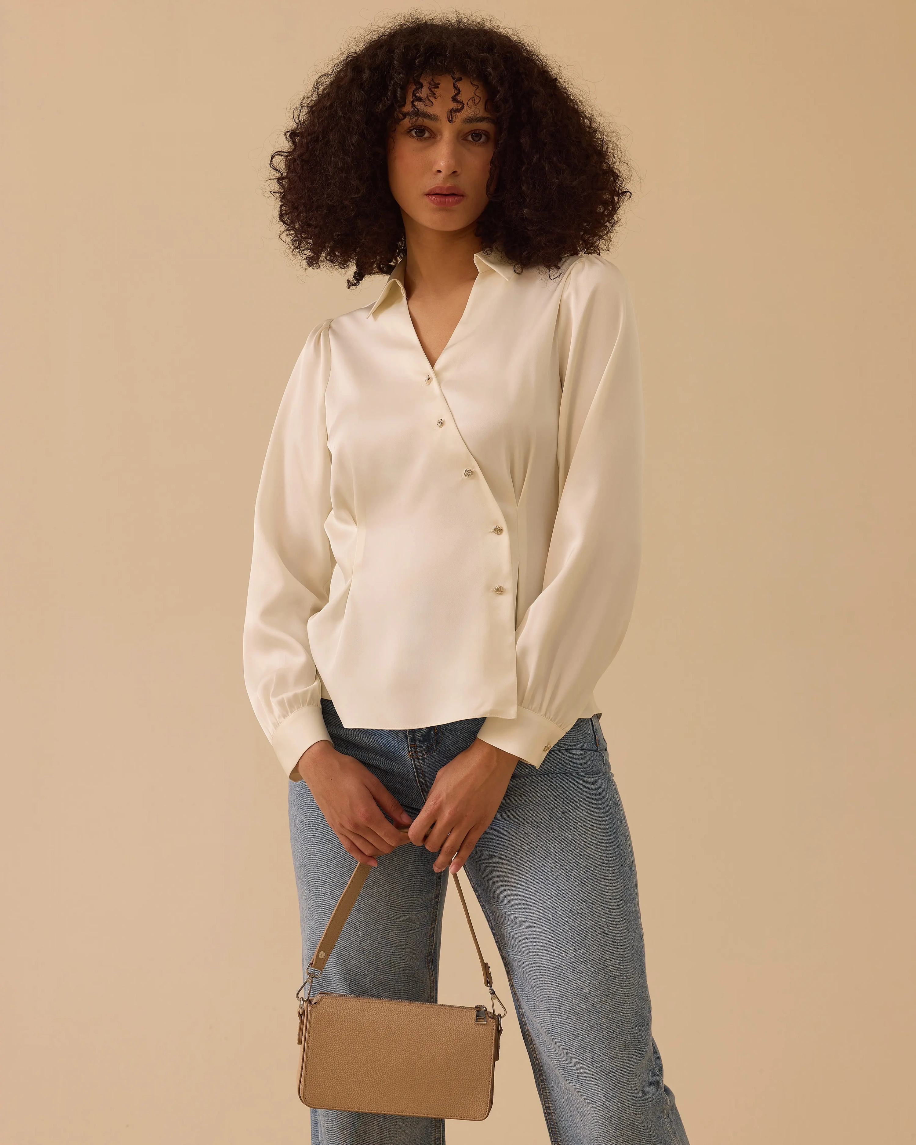 SEÇİL BLUZ 1810016 - EKRU