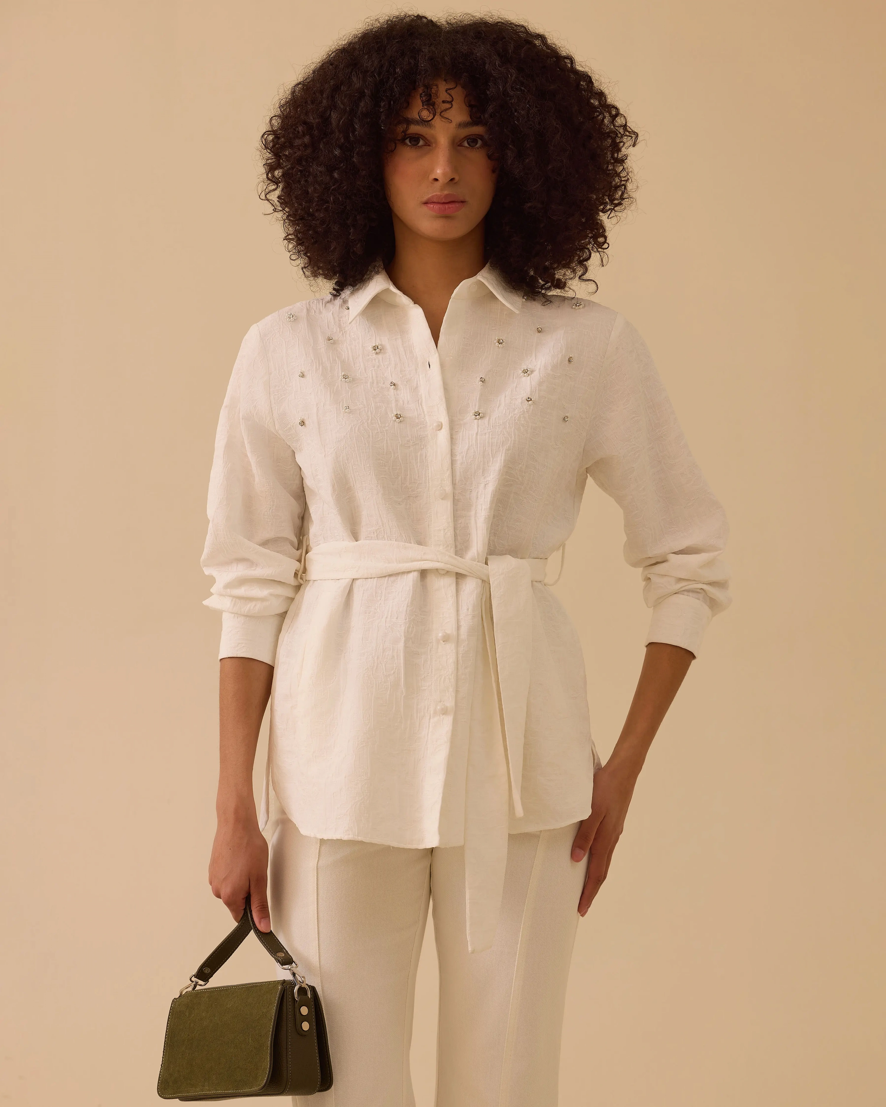 SEÇİL GÖMLEK 1510006 - BEYAZ