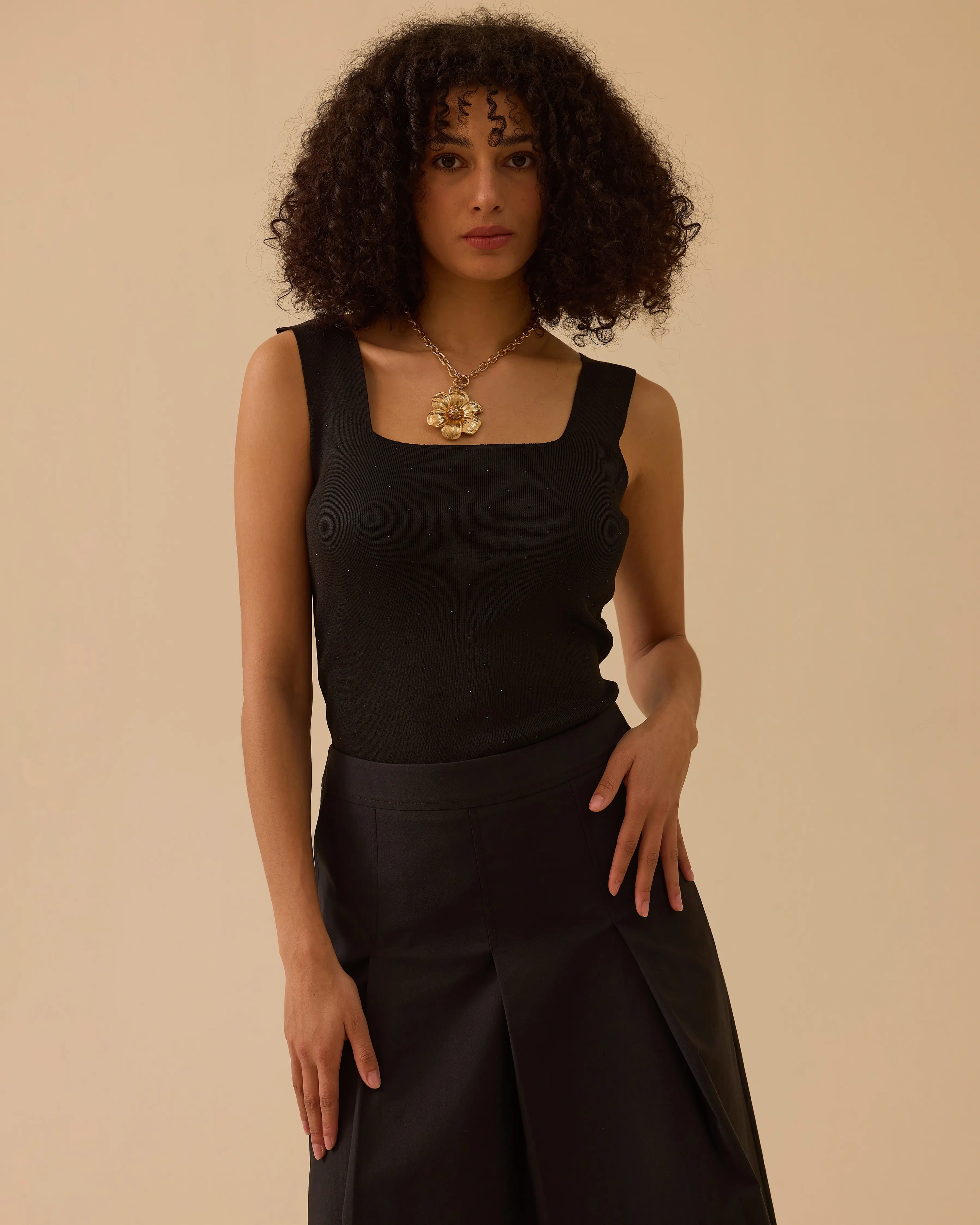 SEÇİL TRİKO ATLET 1710004 - SİYAH