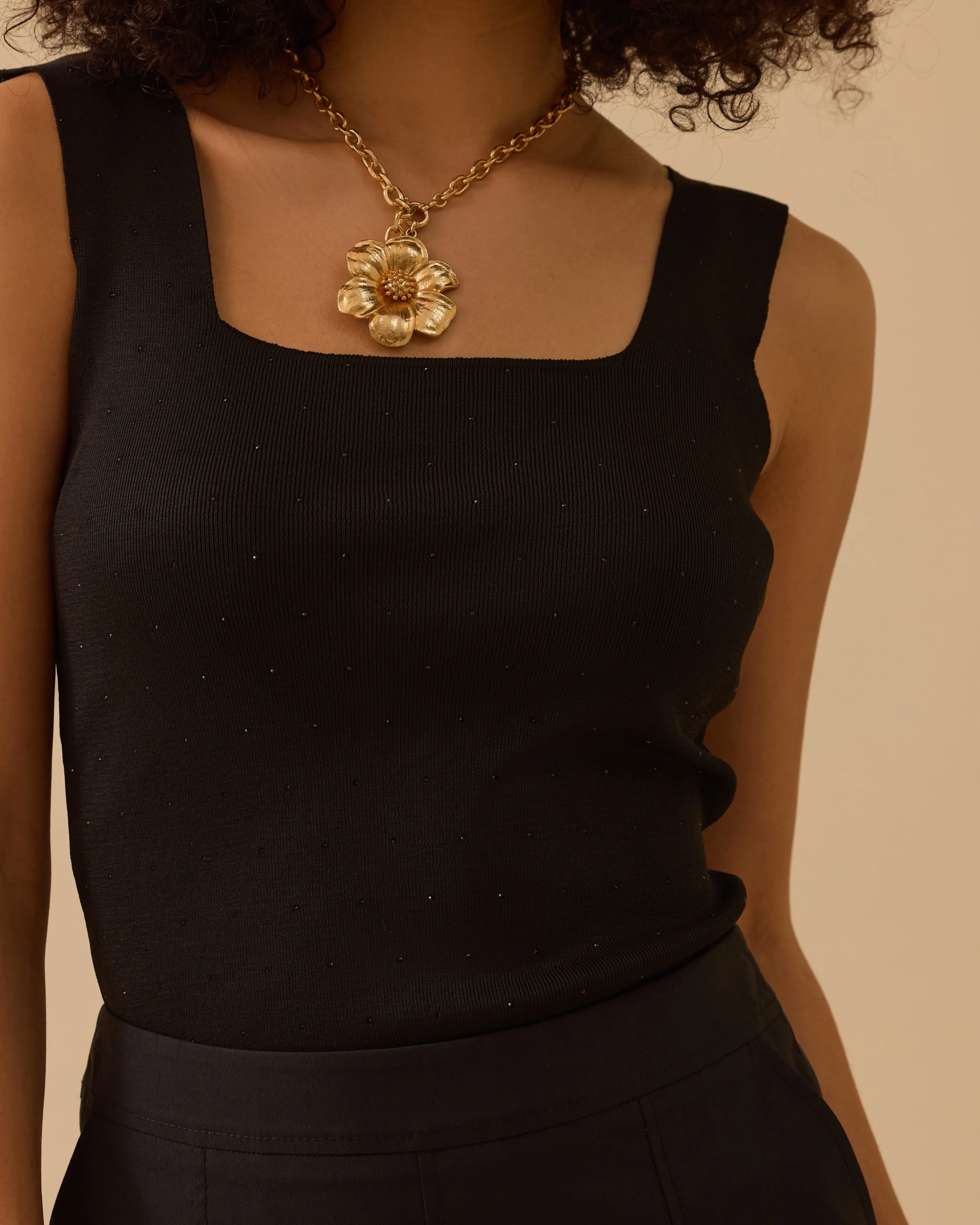 SEÇİL TRİKO ATLET 1710004 - SİYAH