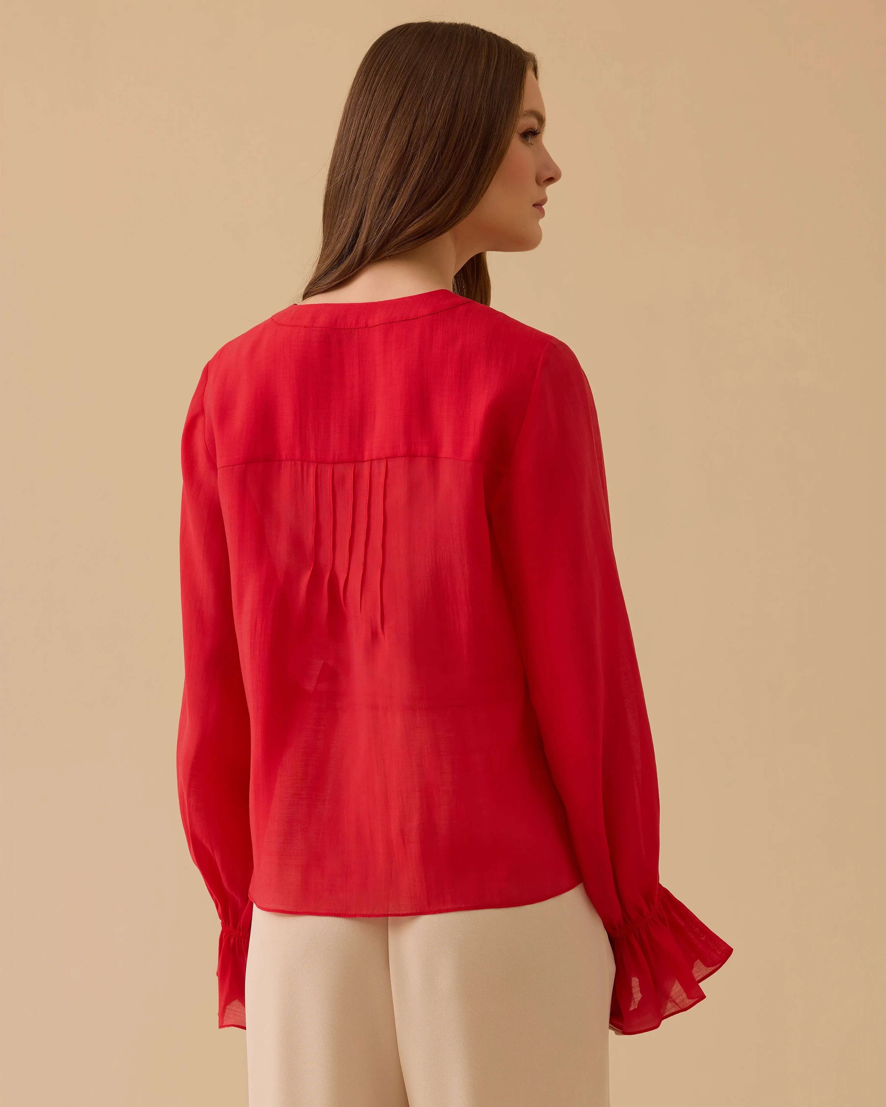 SEÇİL GÖMLEK 1510042 - KIRMIZI