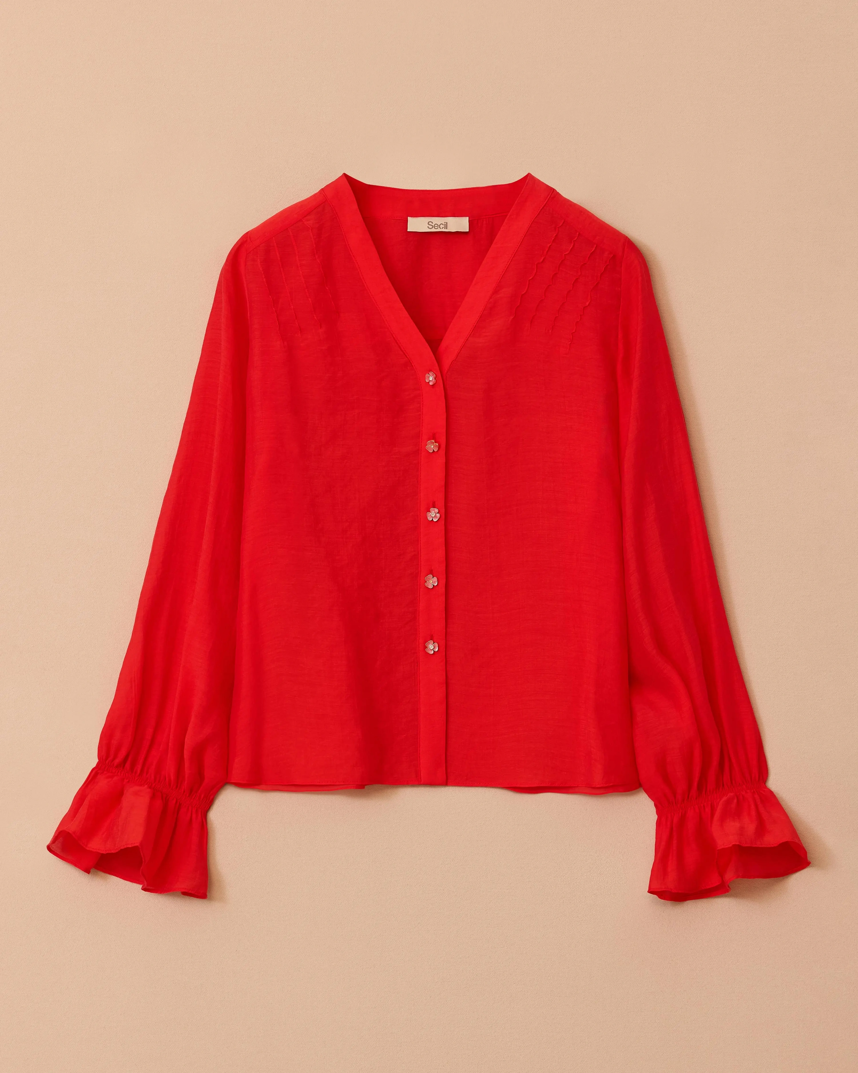 SEÇİL GÖMLEK 1510042 - KIRMIZI