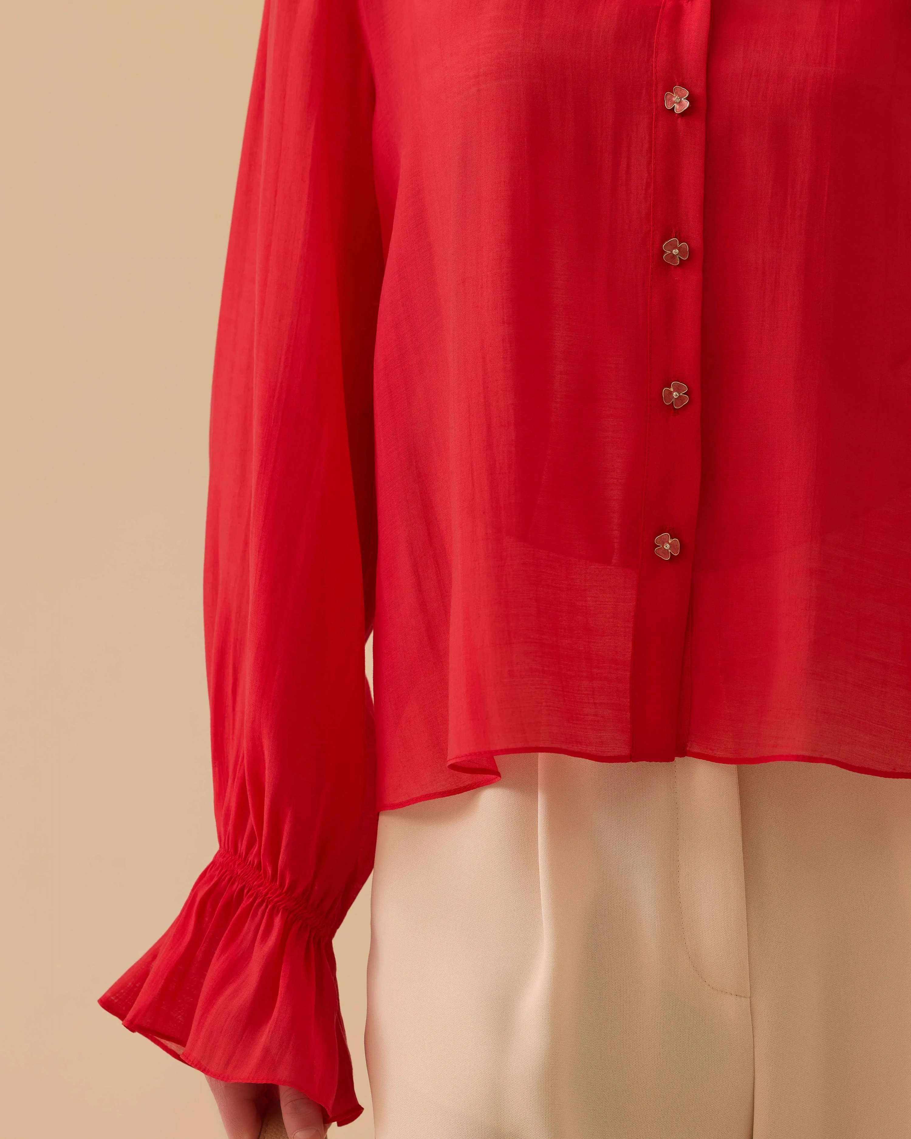 SEÇİL GÖMLEK 1510042 - KIRMIZI