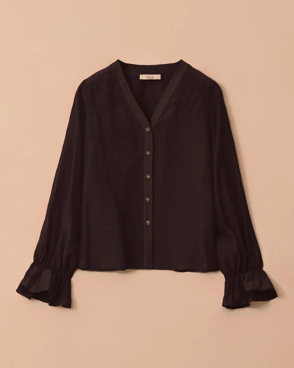 SEÇİL GÖMLEK 1510042 - SİYAH