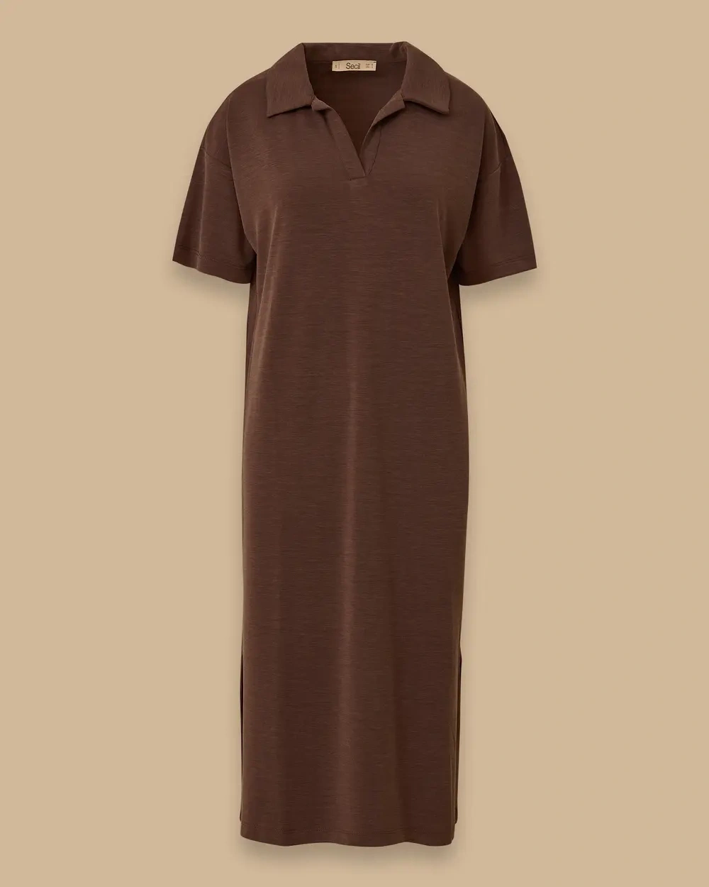 SEÇİL ELBİSE 1310061 - KAHVE