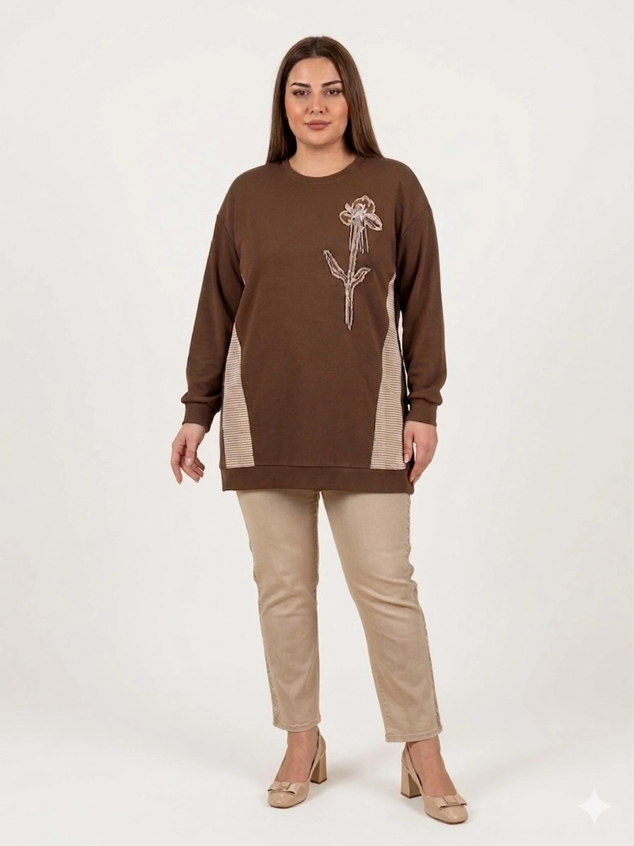 FUAT GÜRŞEN TUNİK 5366-1 - KAHVE