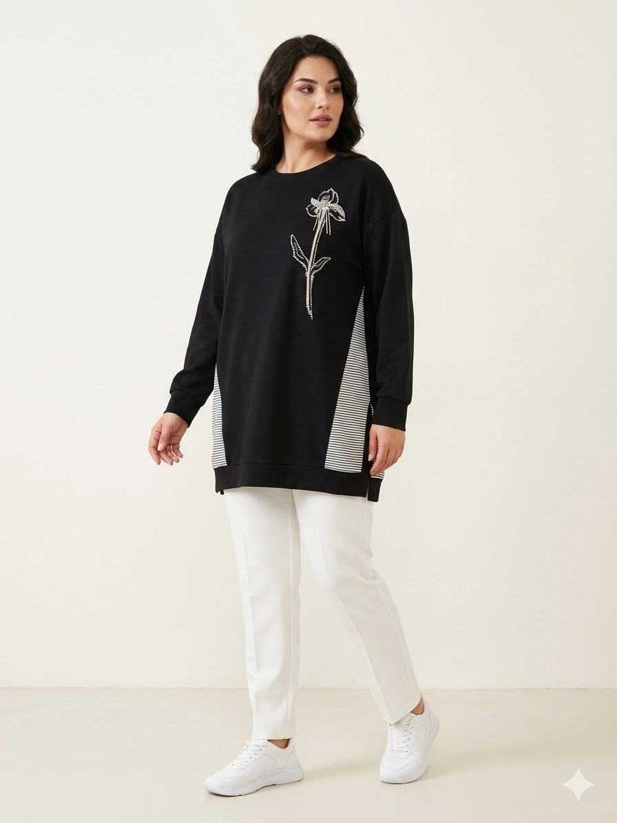 FUAT GÜRŞEN TUNİK 5366-1 - SİYAH