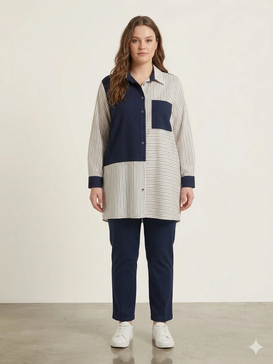 SEDNA TUNİK 3045 - LACİVERT