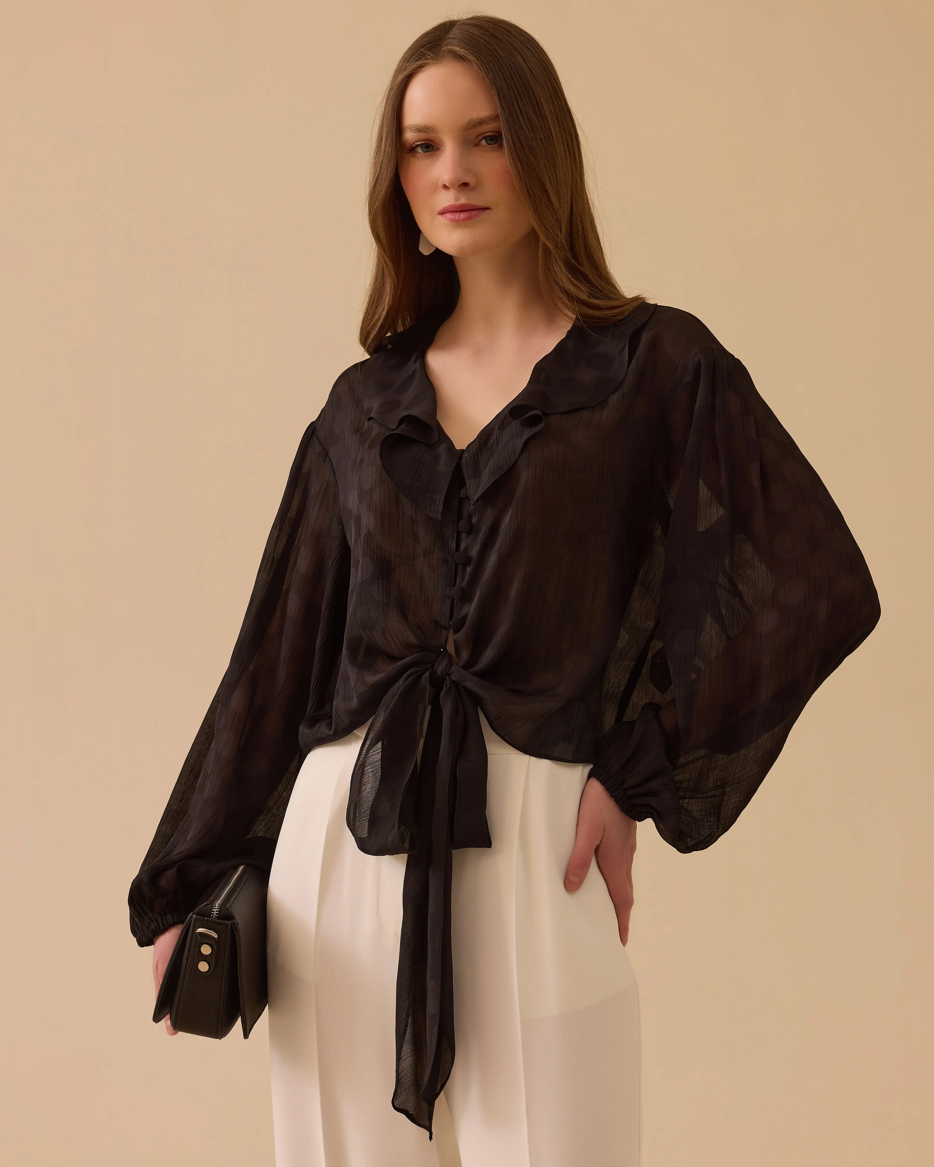 SEÇİL GÖMLEK 1510041 - SİYAH