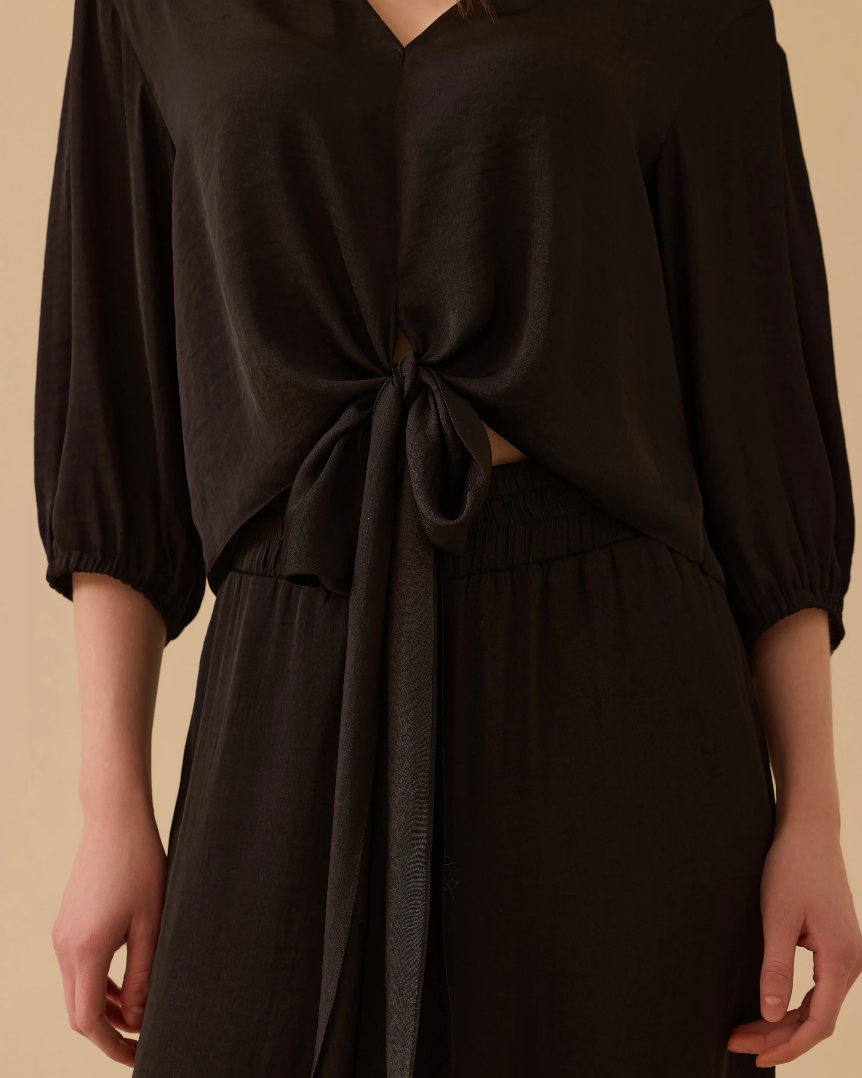 SEÇİL BLUZ 1810022 - SİYAH