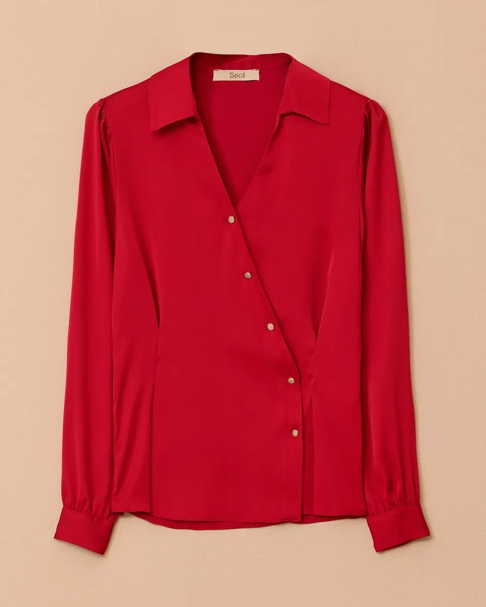 SEÇİL BLUZ 1810016 - KIRMIZI