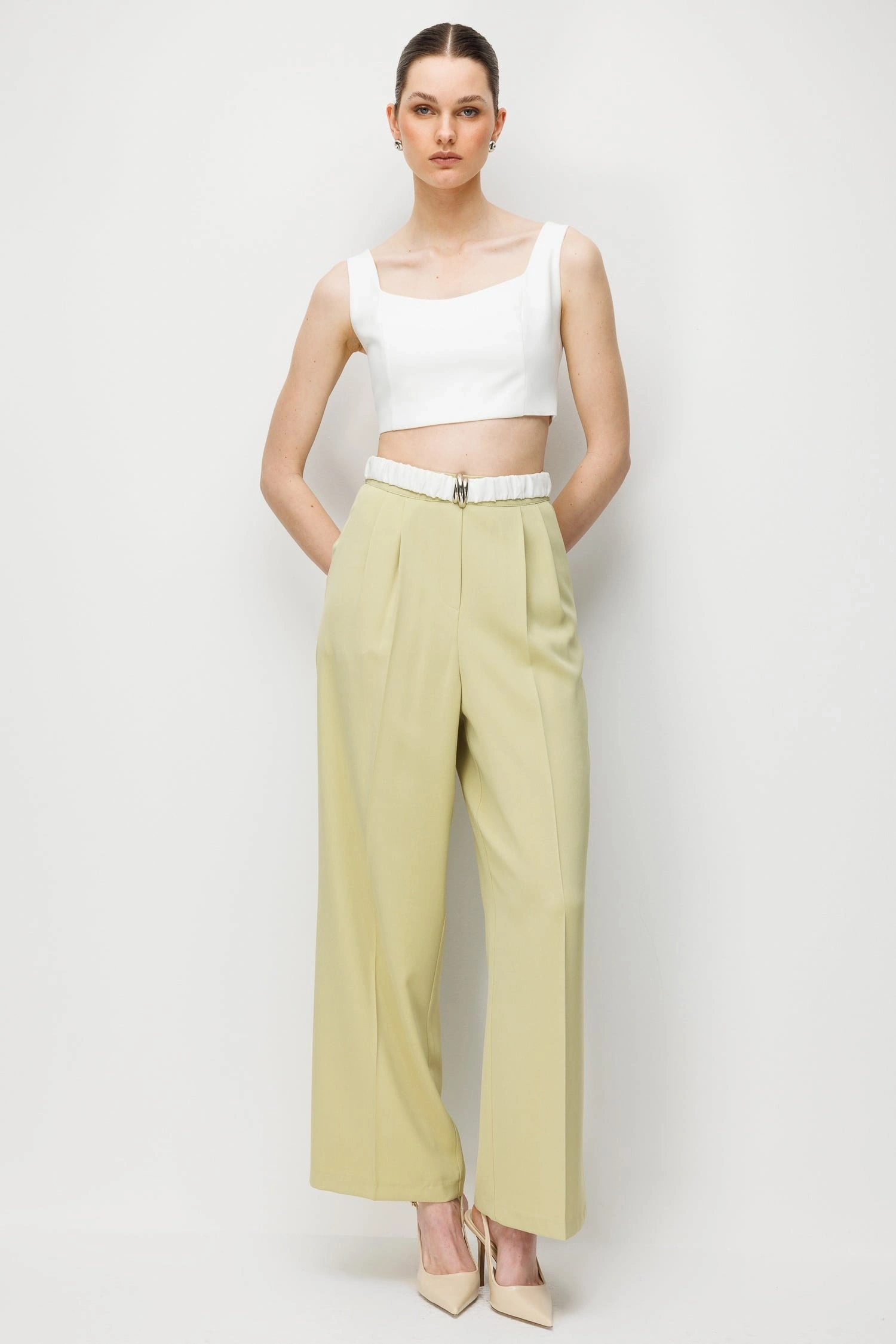 MODAİLGİ PANT 40104 - MİNT YEŞİLİ