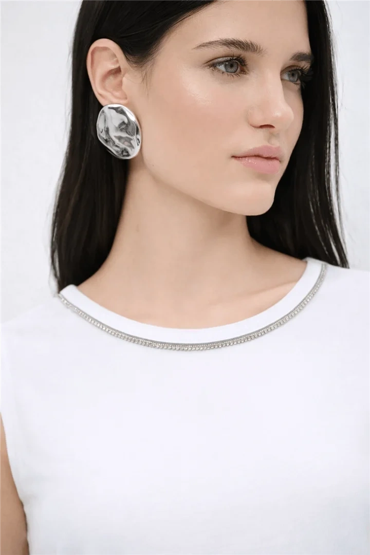 FASHION TAŞLI ATLET 140K - BEYAZ