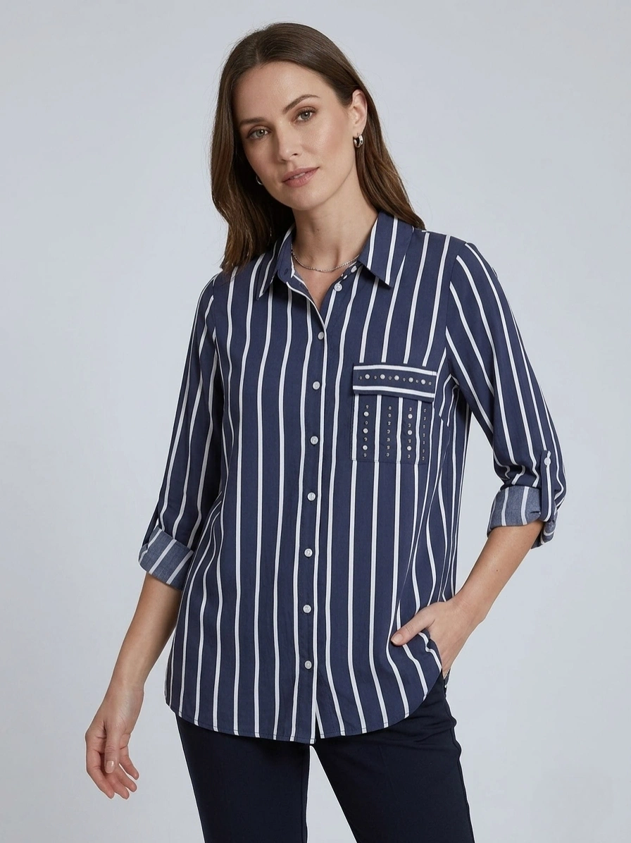 FLAŞ MODAL GÖMLEK 1121 - LACİVERT