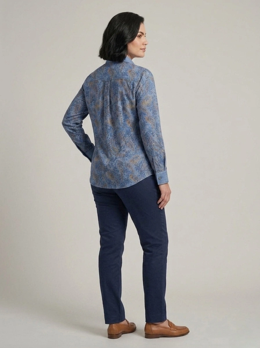 FLAŞ GÖMLEK 1153 - İNDİGO