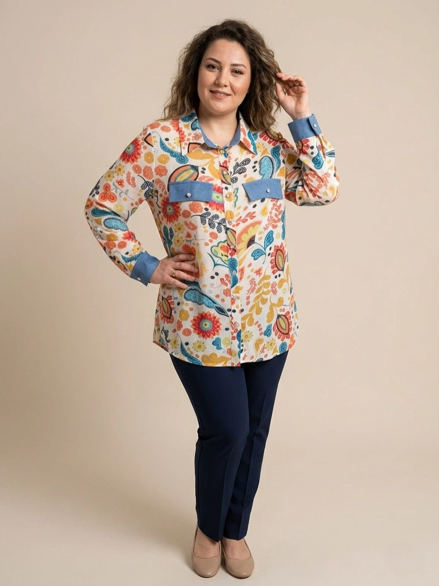 FLAŞ GÖMLEK 1141 - KARMA