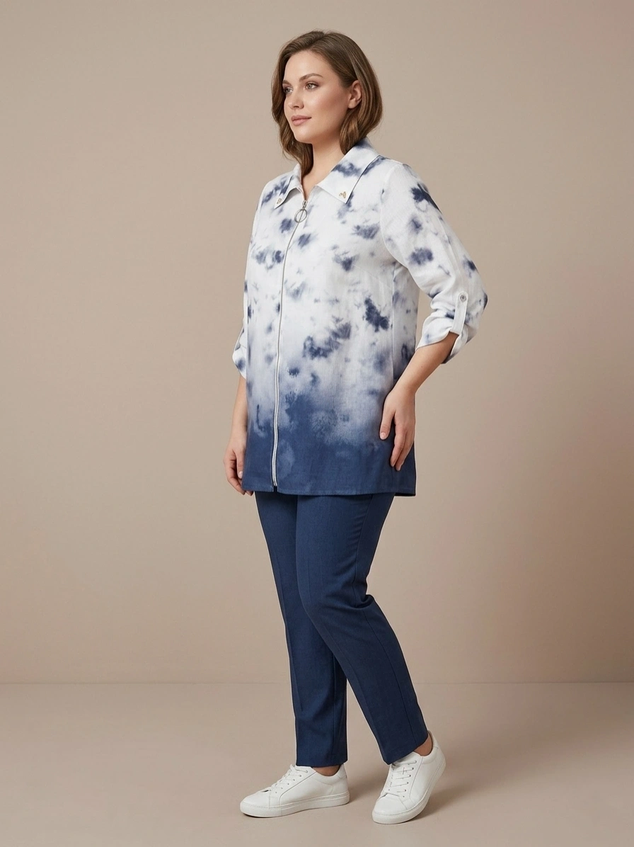 FLAŞ KETEN KAP 1137 - LACİVERT