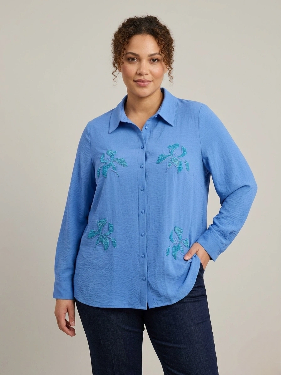 FLAŞ GÖMLEK 1160 - İNDİGO