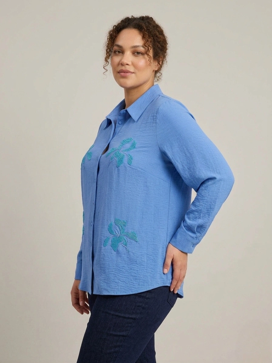 FLAŞ GÖMLEK 1160 - İNDİGO