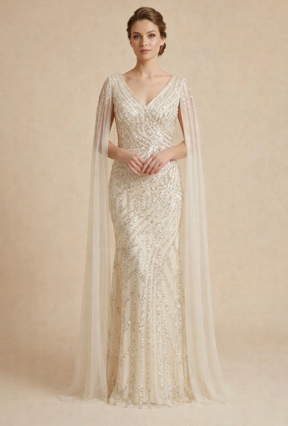 TİARA ABİYE ELBİSE 261183 - IVORY