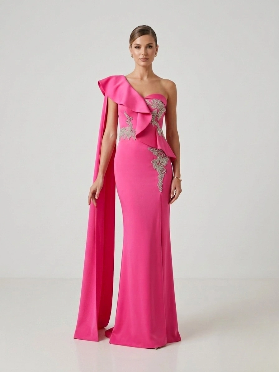 İLMİO ABİYE ELBİSE 6016020 - FUŞYA