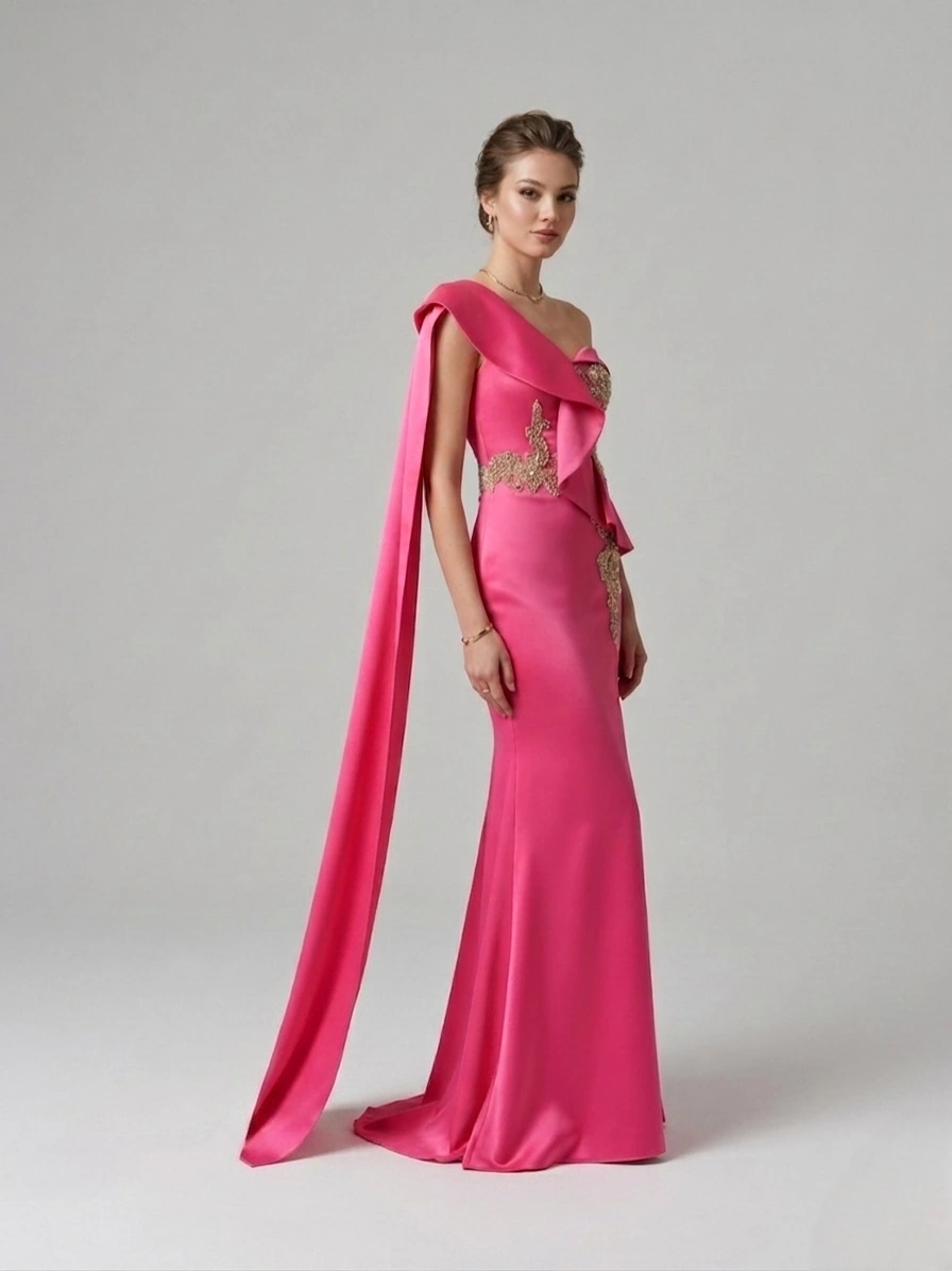 İLMİO ABİYE ELBİSE 6016020 - FUŞYA