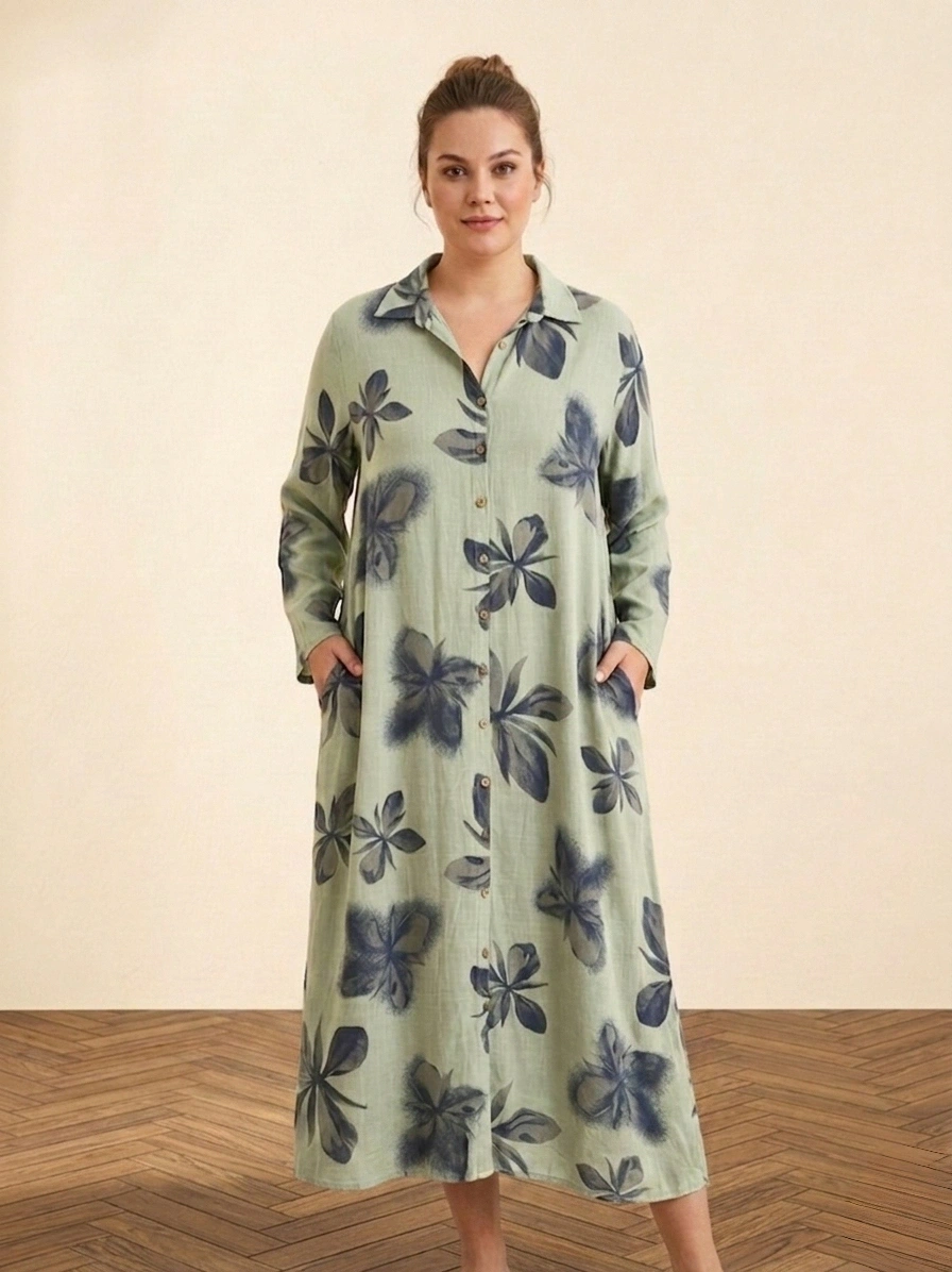 KHAOS ELBİSE 114 - YEŞİL